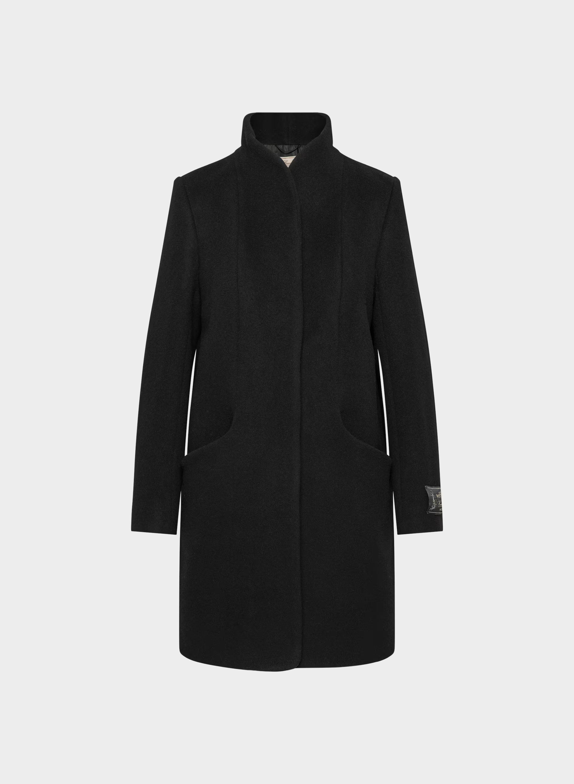 The Cocoon Coat New - Wool Cashmere - BLACK