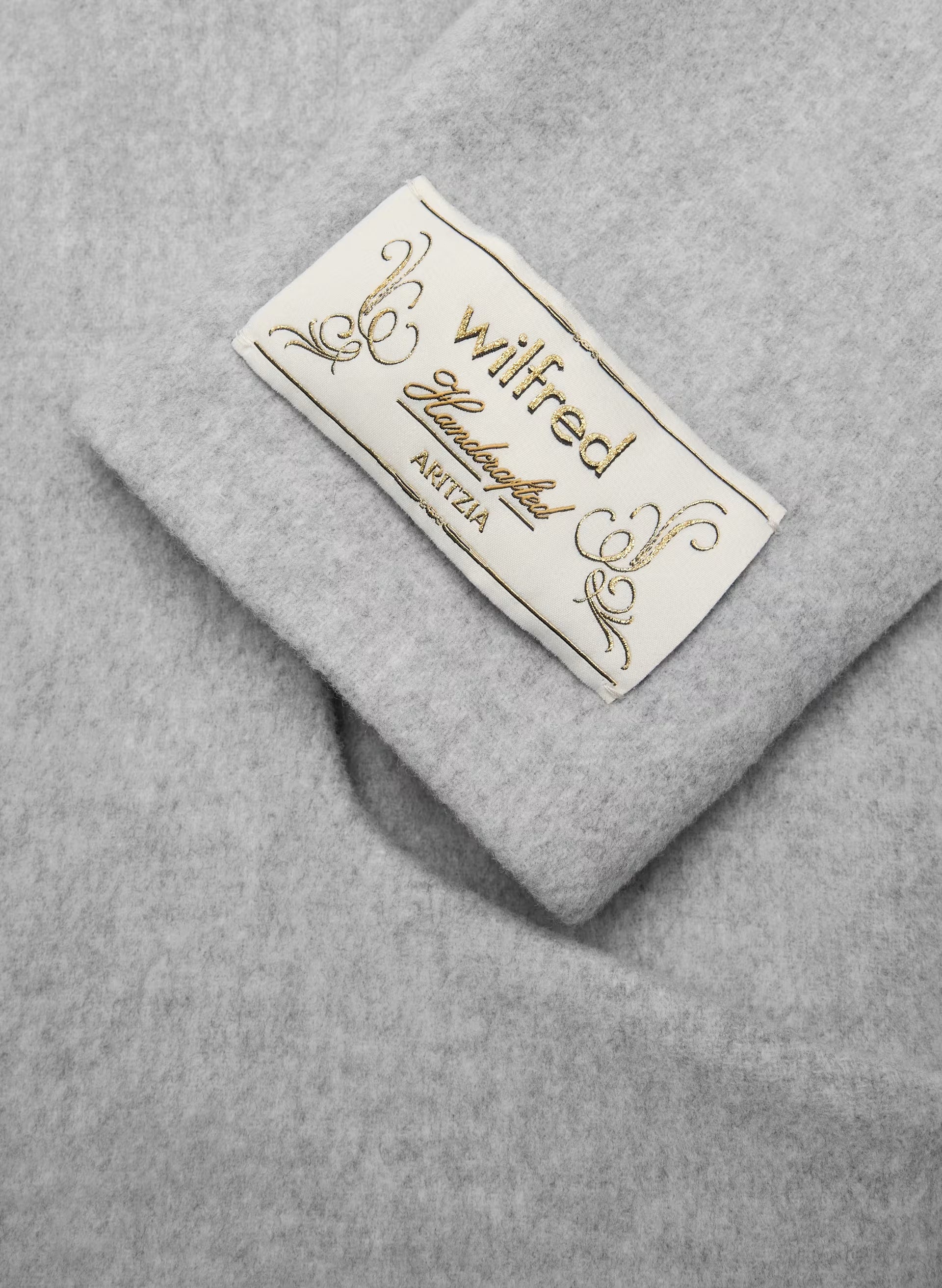 The Cocoon Coat New - Wool Cashmere - HEATHER LIGHT GREY