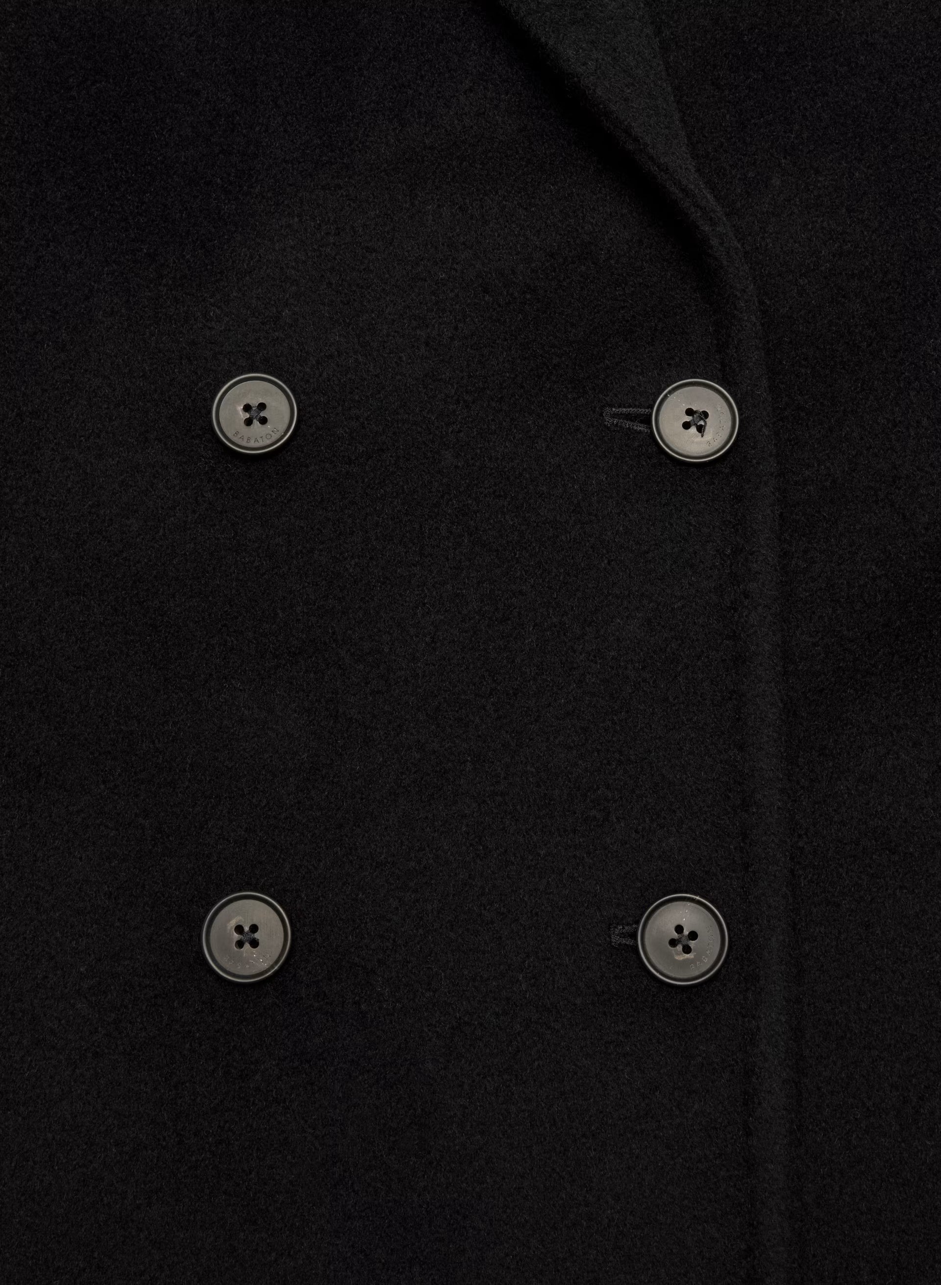 The Slouch™ Coat New - (Re)Camel Wool - BLACK