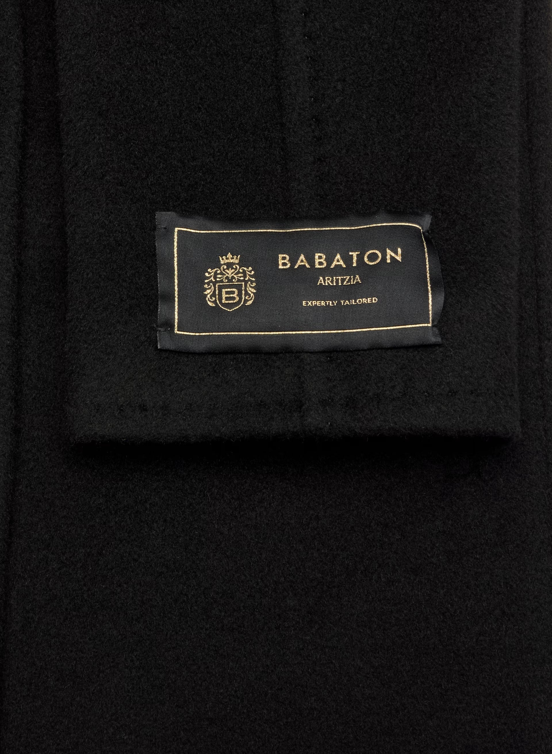 The Slouch™ Coat New - (Re)Camel Wool - BLACK