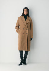 The Slouch™ Coat New - (Re)Camel Wool - COCOA SAND
