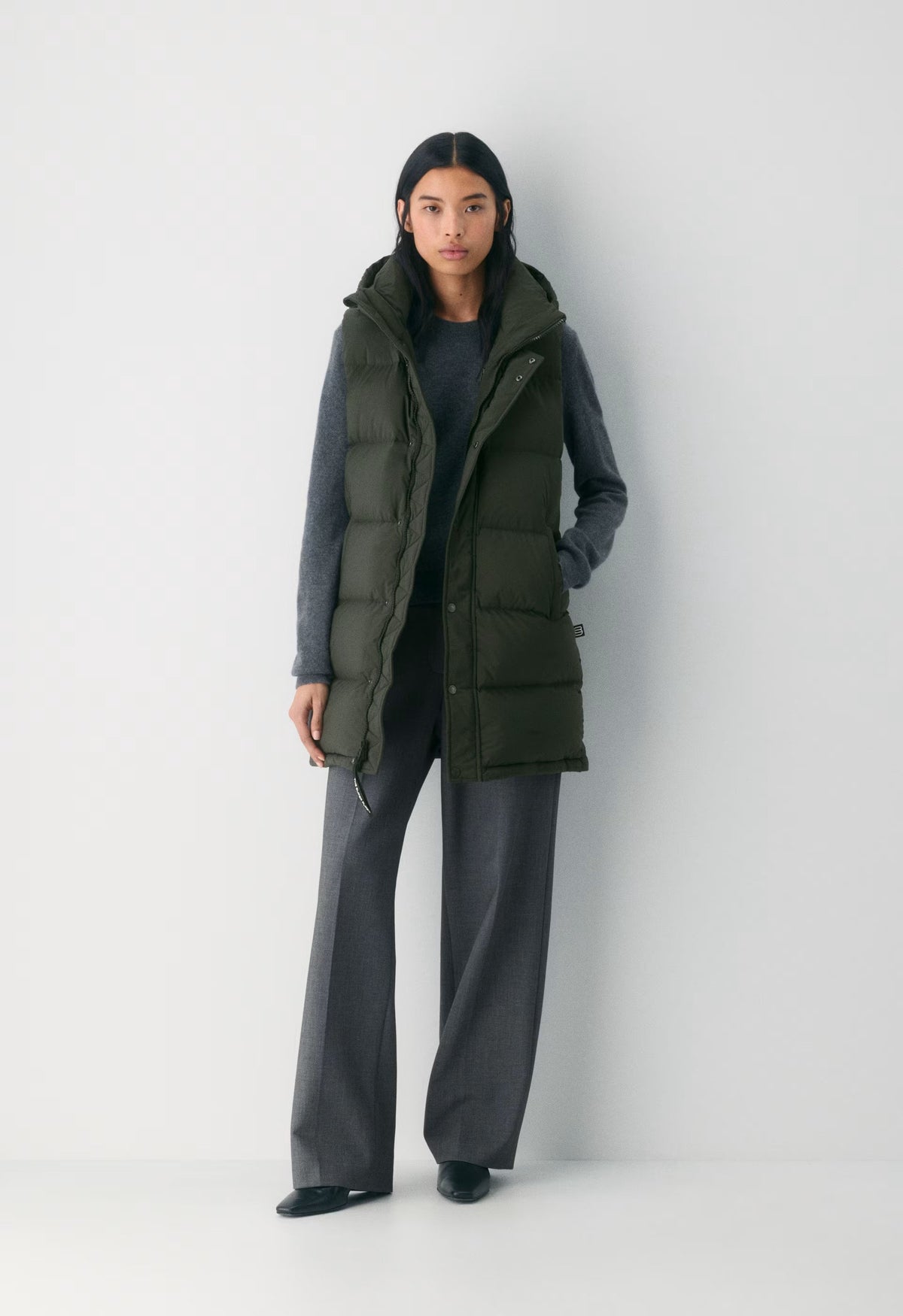 The Super Puff™ Mid Vest - cliMATTE™ - FLINT GREEN
