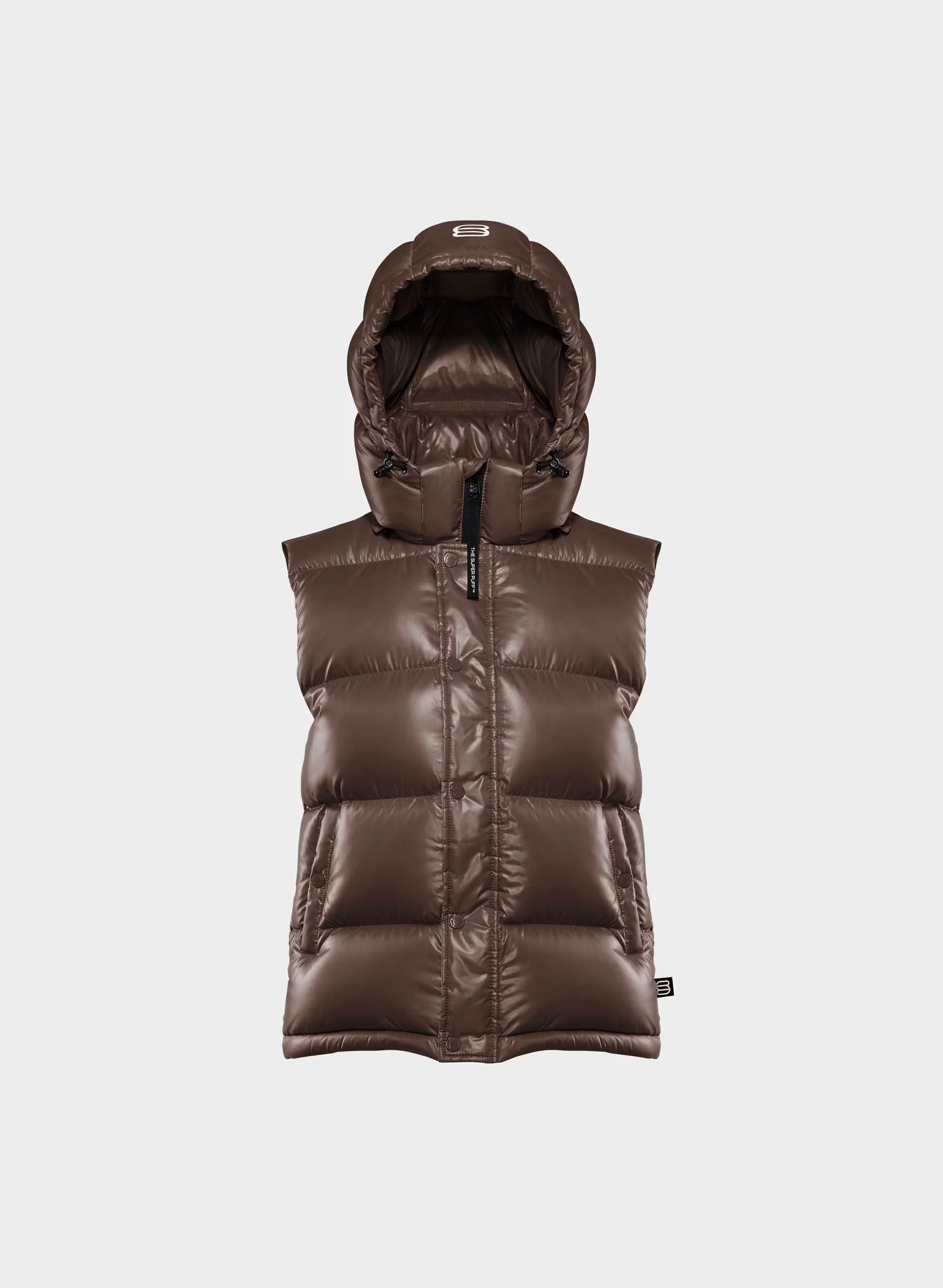 The Super Puff™ Vest - Hi-Gloss - RICH MOCHA BROWN