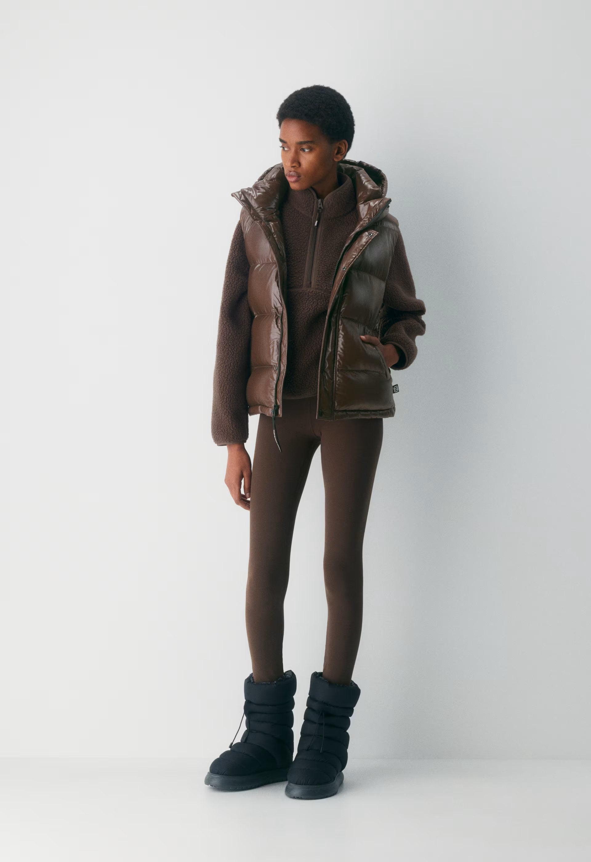 The Super Puff™ Vest - Hi-Gloss - RICH MOCHA BROWN