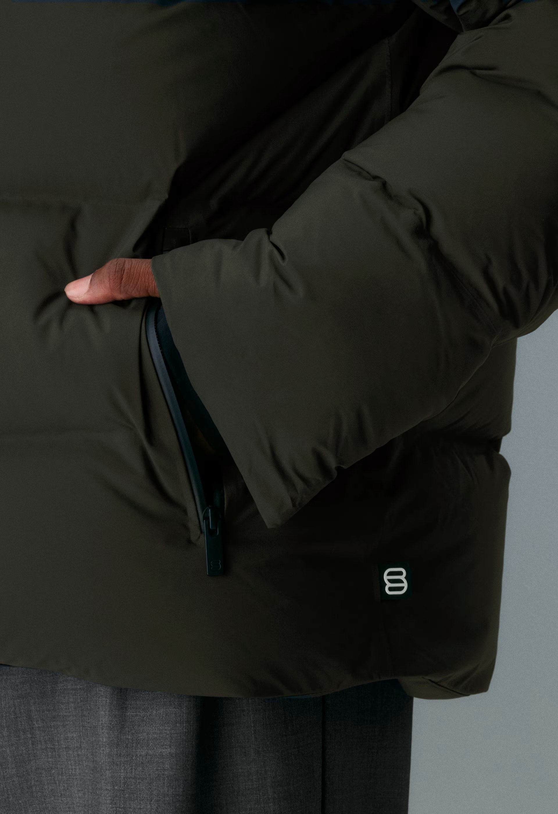 The Super Puff₂O™ Men's - Rainstop™ - FLINT GREEN