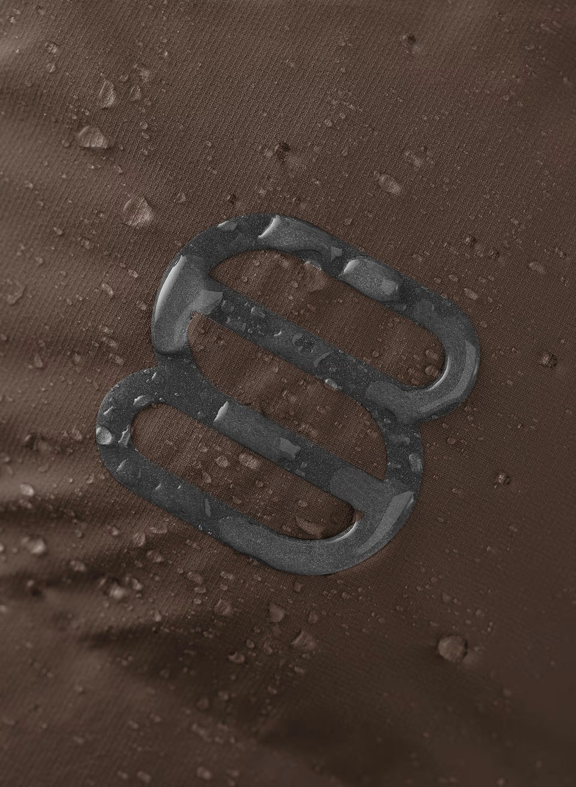 The Super Puff₂O™ Shorty - Rainstop™ - RICH MOCHA BROWN