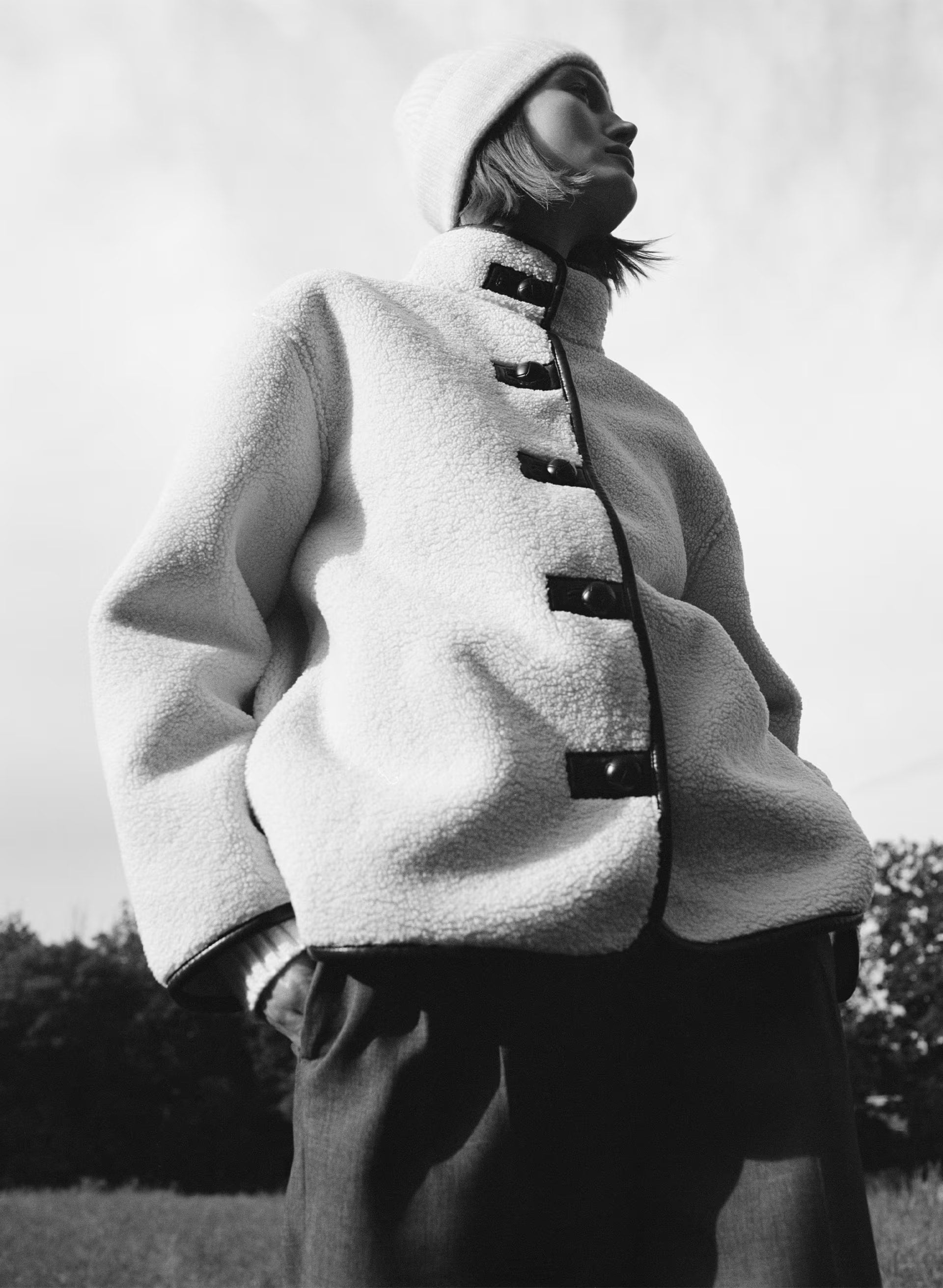 June Coat - BIRCH/BLACK