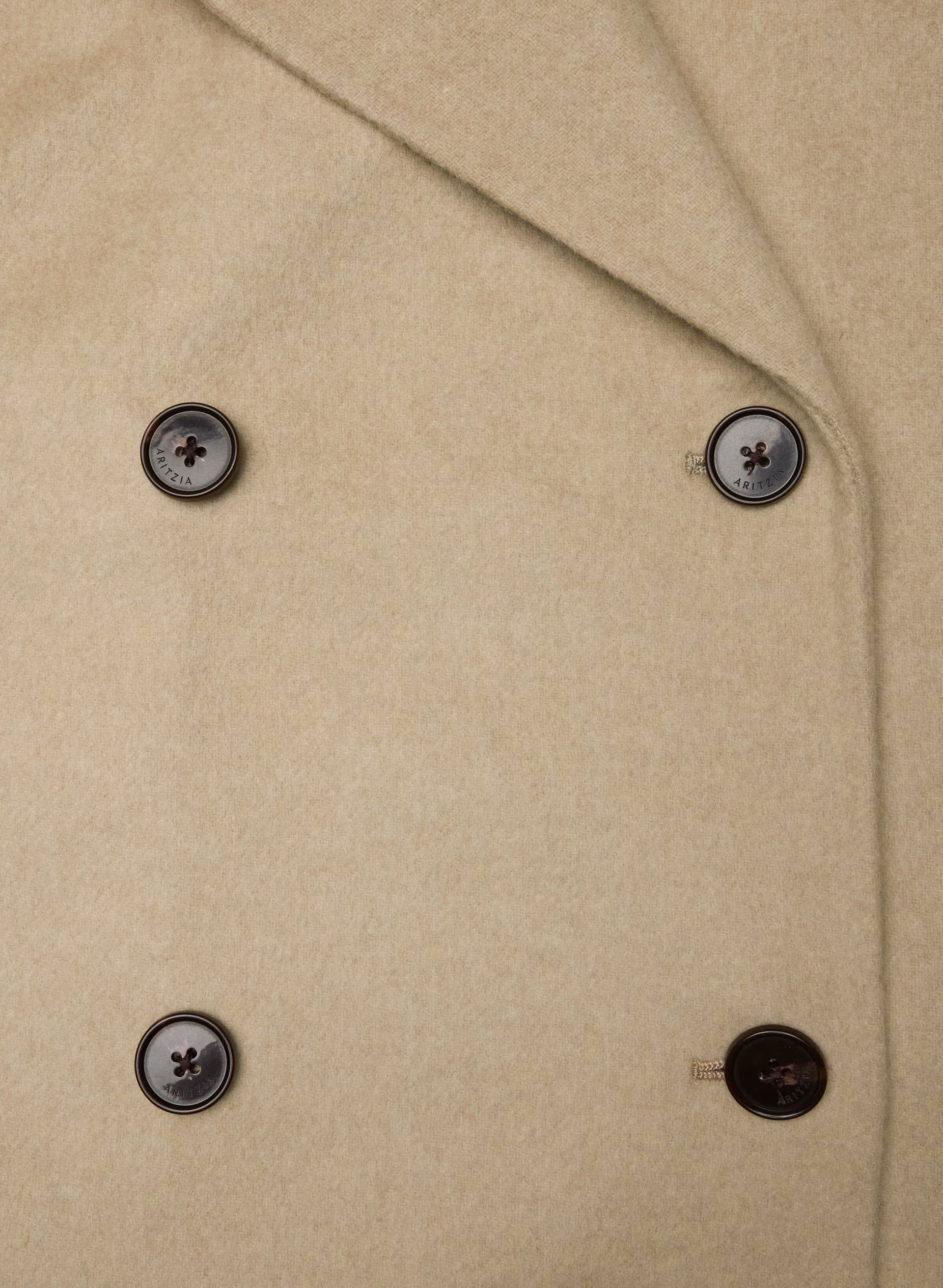 The Mezzanine Double-Faced Coat - Luxe (Re)Wool - GOLD CAMEL