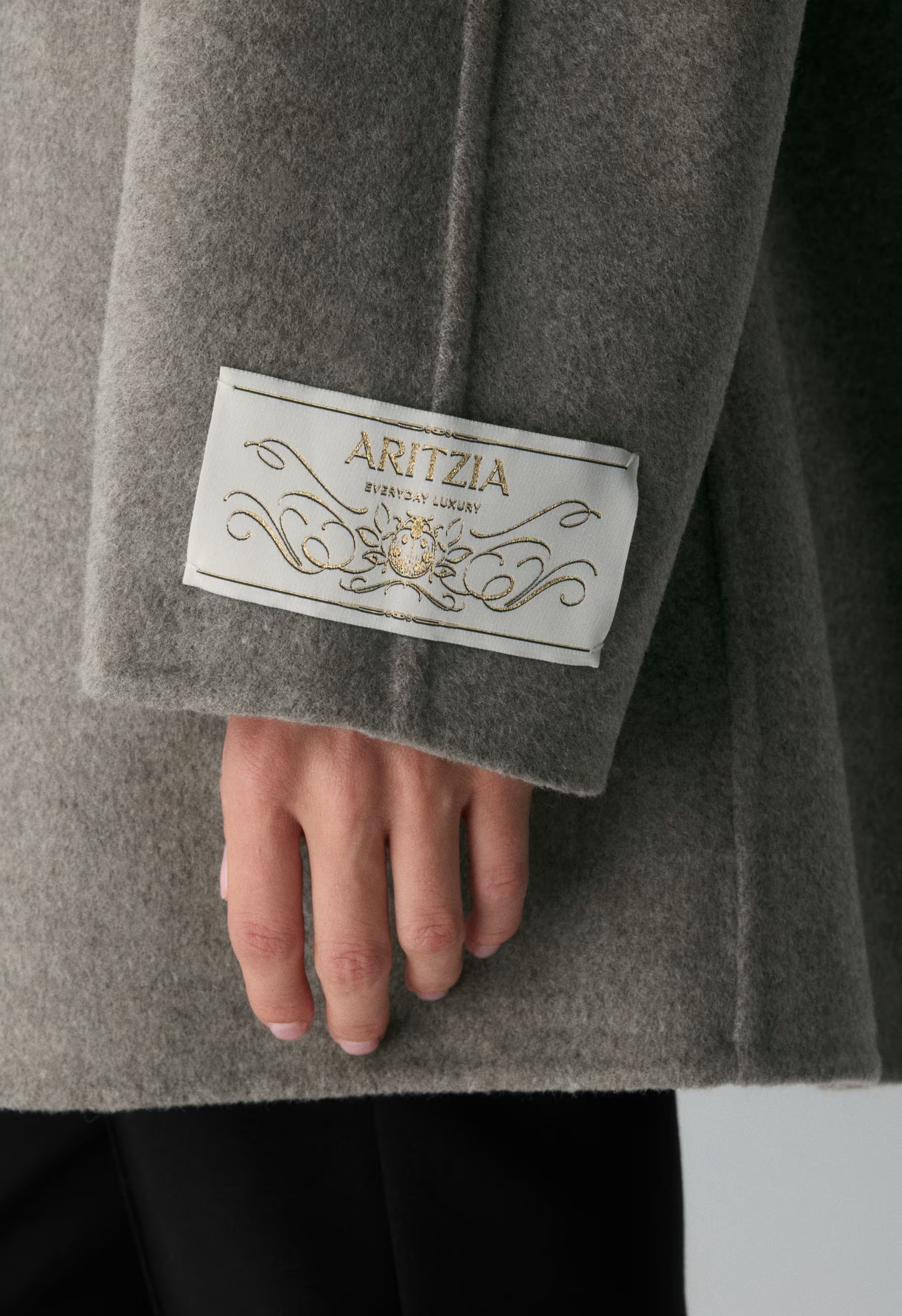 The Mezzanine Double-Faced Coat - Luxe (Re)Wool - HEATHER DARK TAUPE