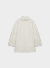 The Mezzanine Double-Faced Coat - Luxe (Re)Wool - HEATHER CARRARA GREY