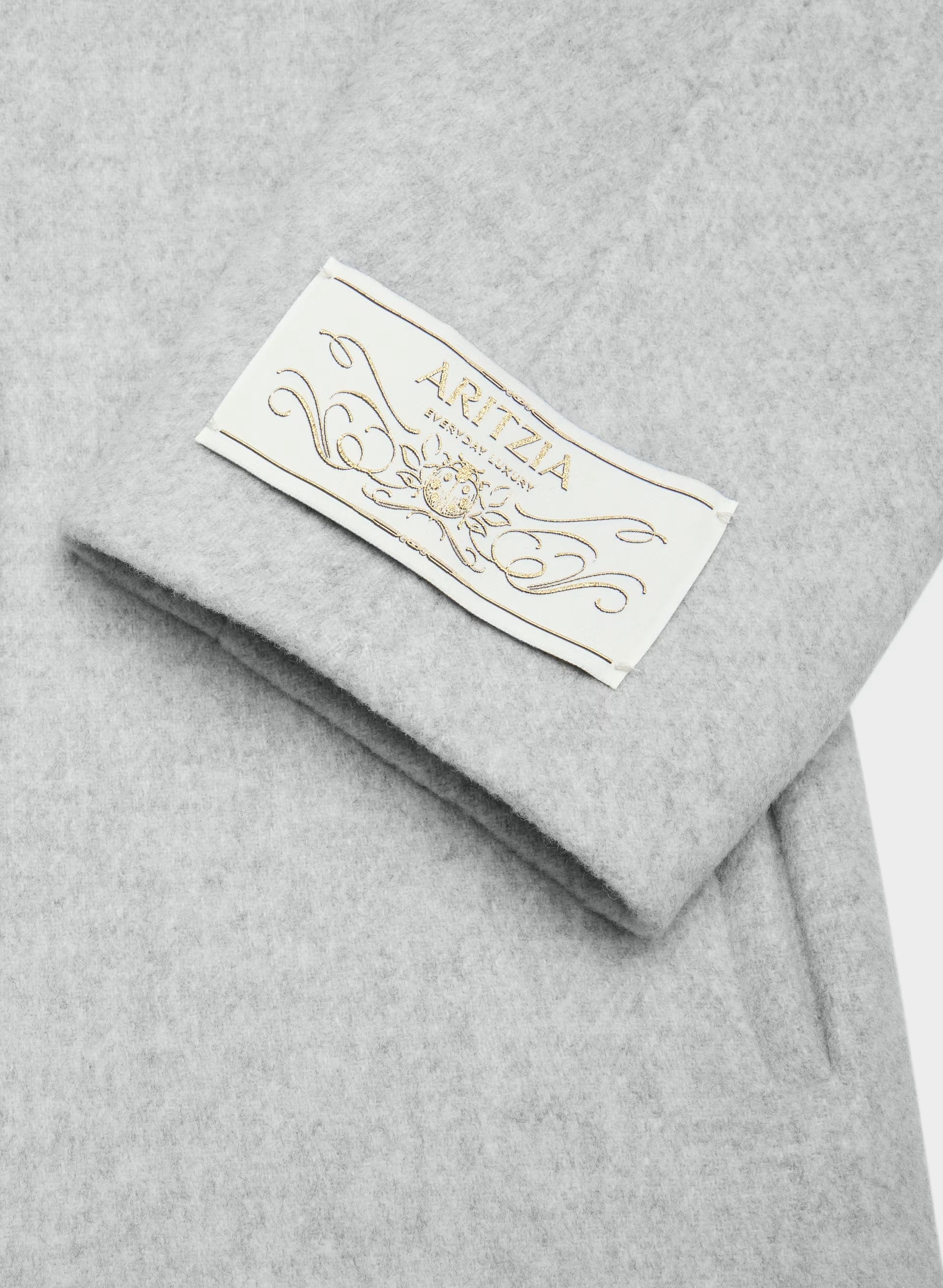 The Slouch™ Coat - Soft Wool Cashmere - HEATHER LIGHT GREY