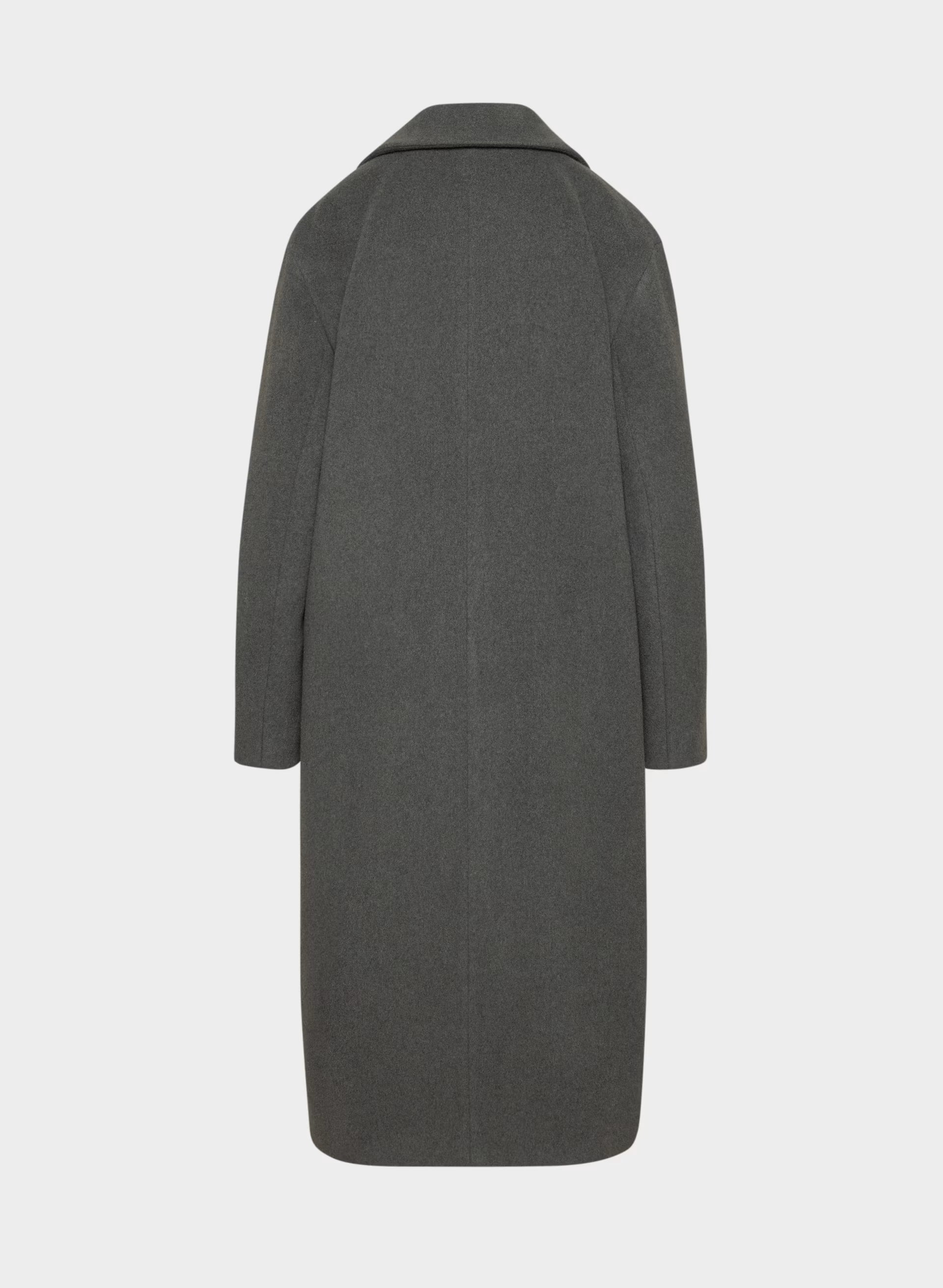 The Only Coat - Soft Wool Cashmere - HEATHER CHARCOAL