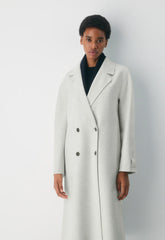 The Slouch™ Double-Faced Coat - Luxe (Re)Wool - HEATHER CARRARA GREY
