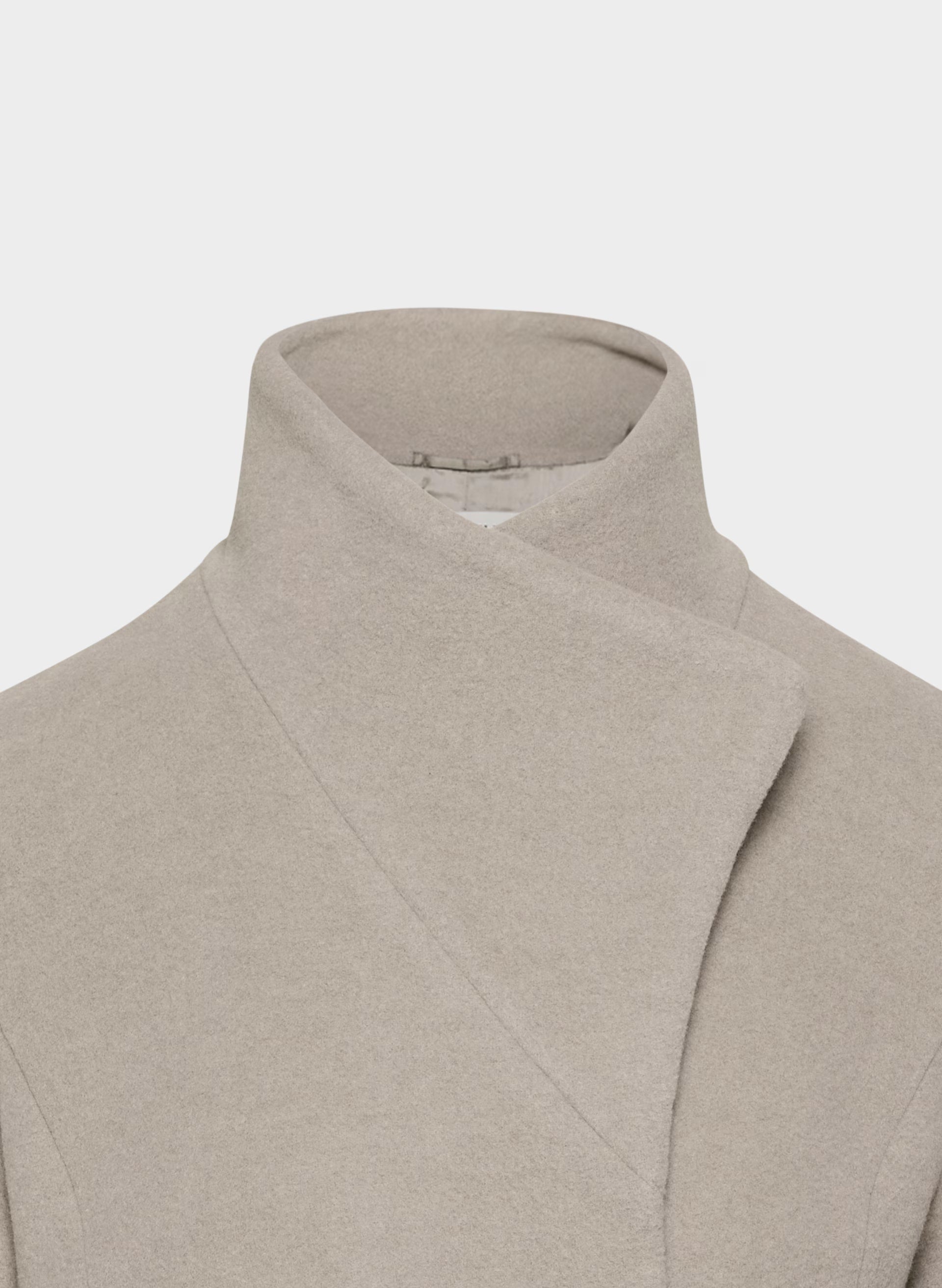 The Connor Coat - Soft Wool Cashmere - HEATHER WARM TAUPE
