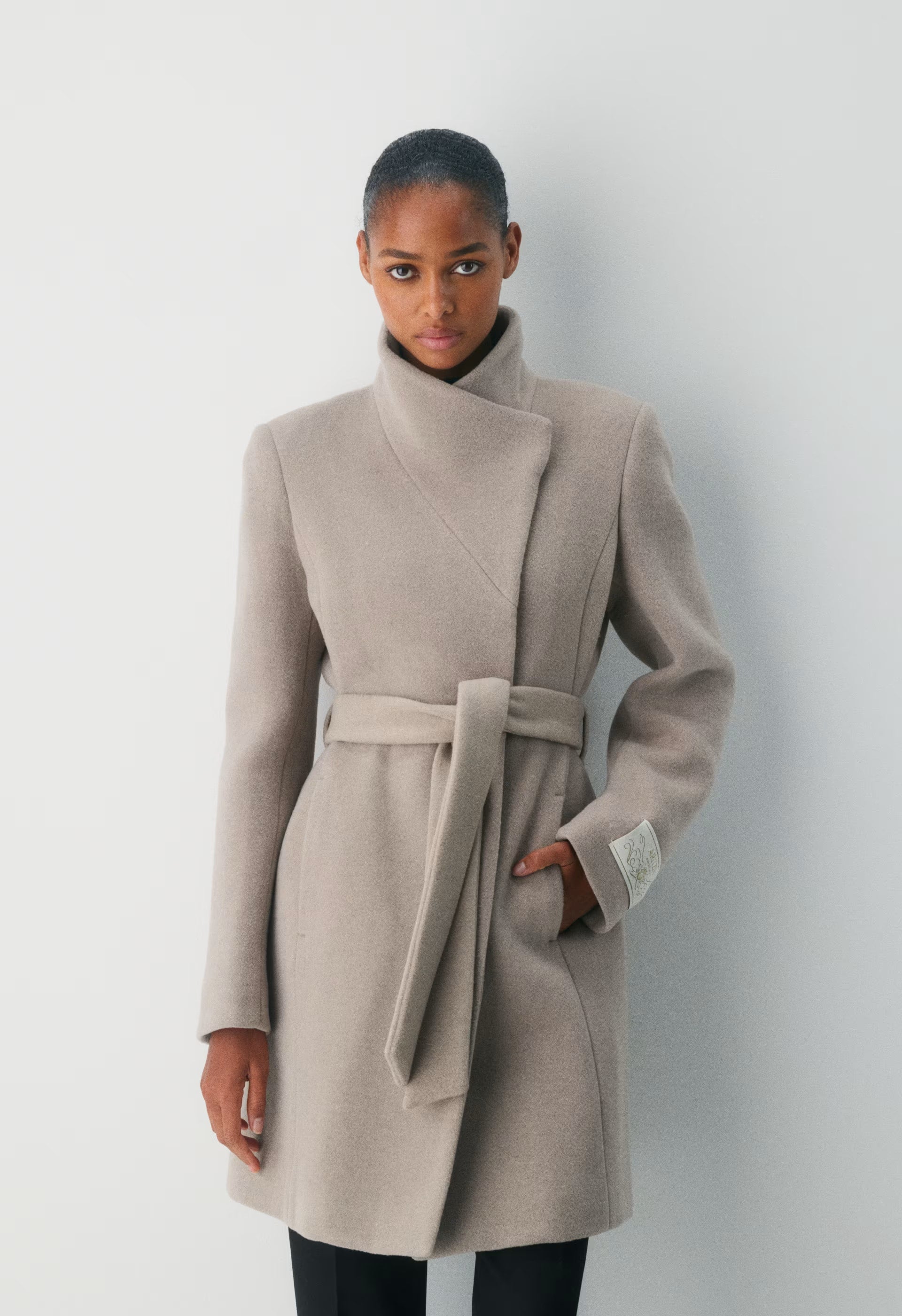 The Connor Coat - Soft Wool Cashmere - HEATHER WARM TAUPE