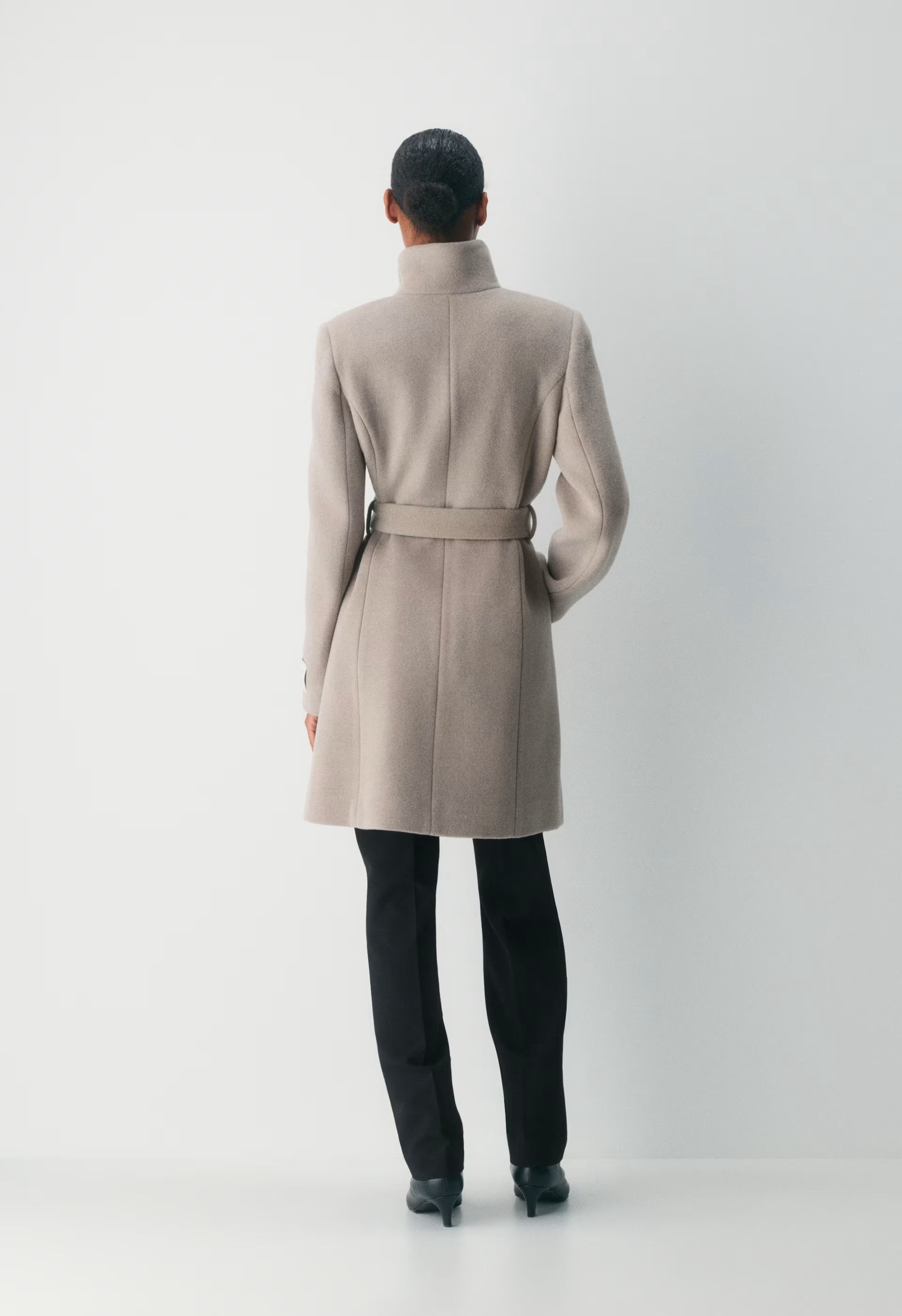 The Connor Coat - Soft Wool Cashmere - HEATHER WARM TAUPE