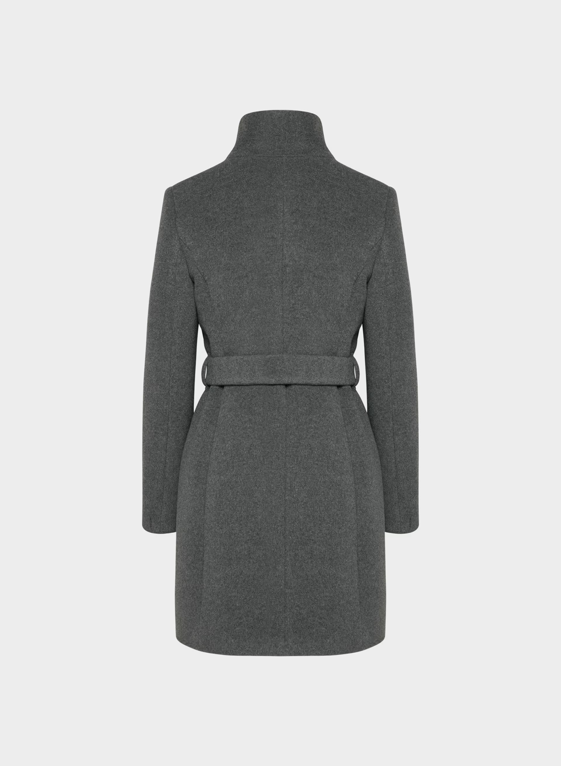 The Connor Coat - Soft Wool Cashmere - HEATHER CHARCOAL