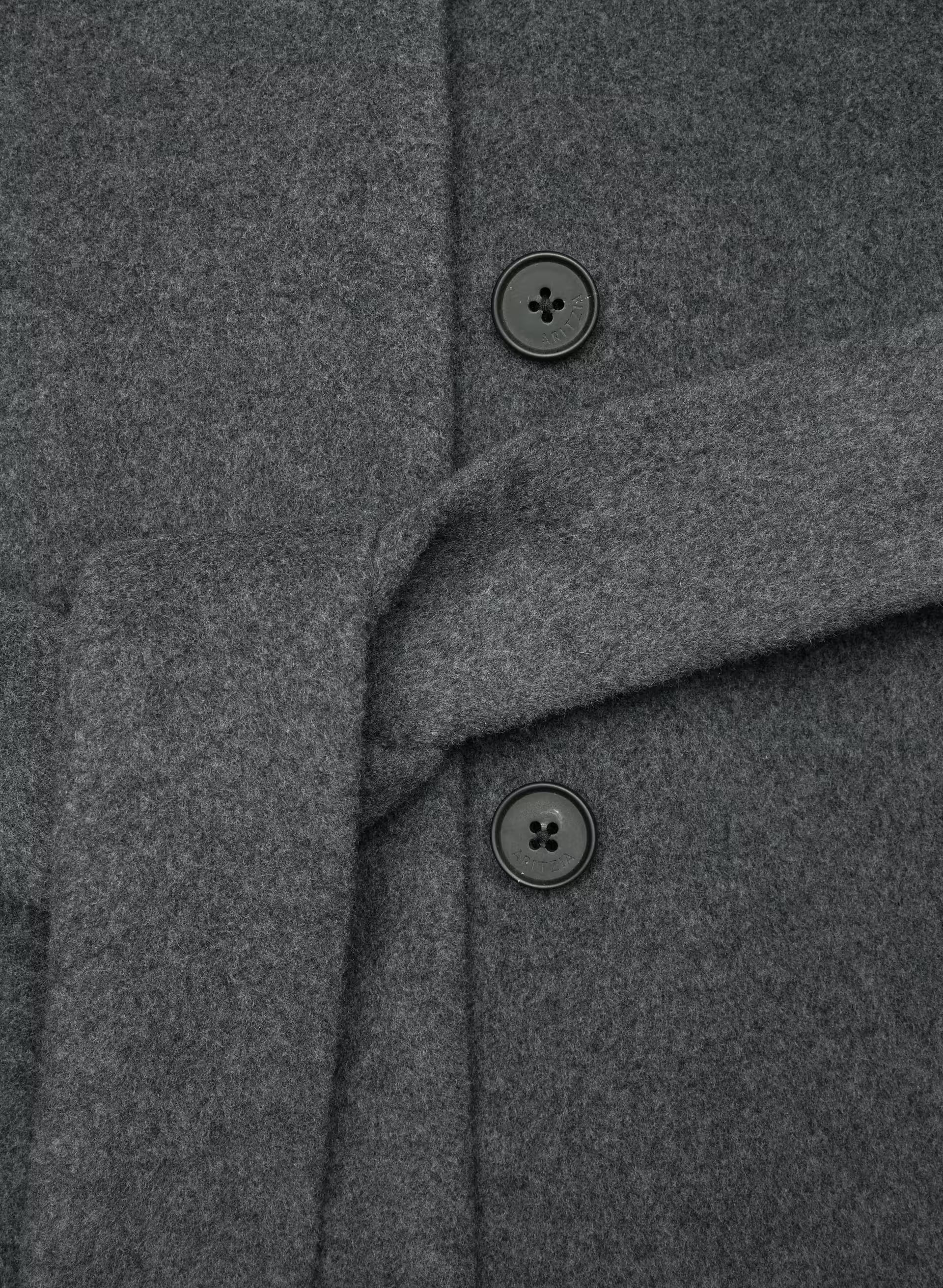 The Connor Coat - Soft Wool Cashmere - HEATHER CHARCOAL