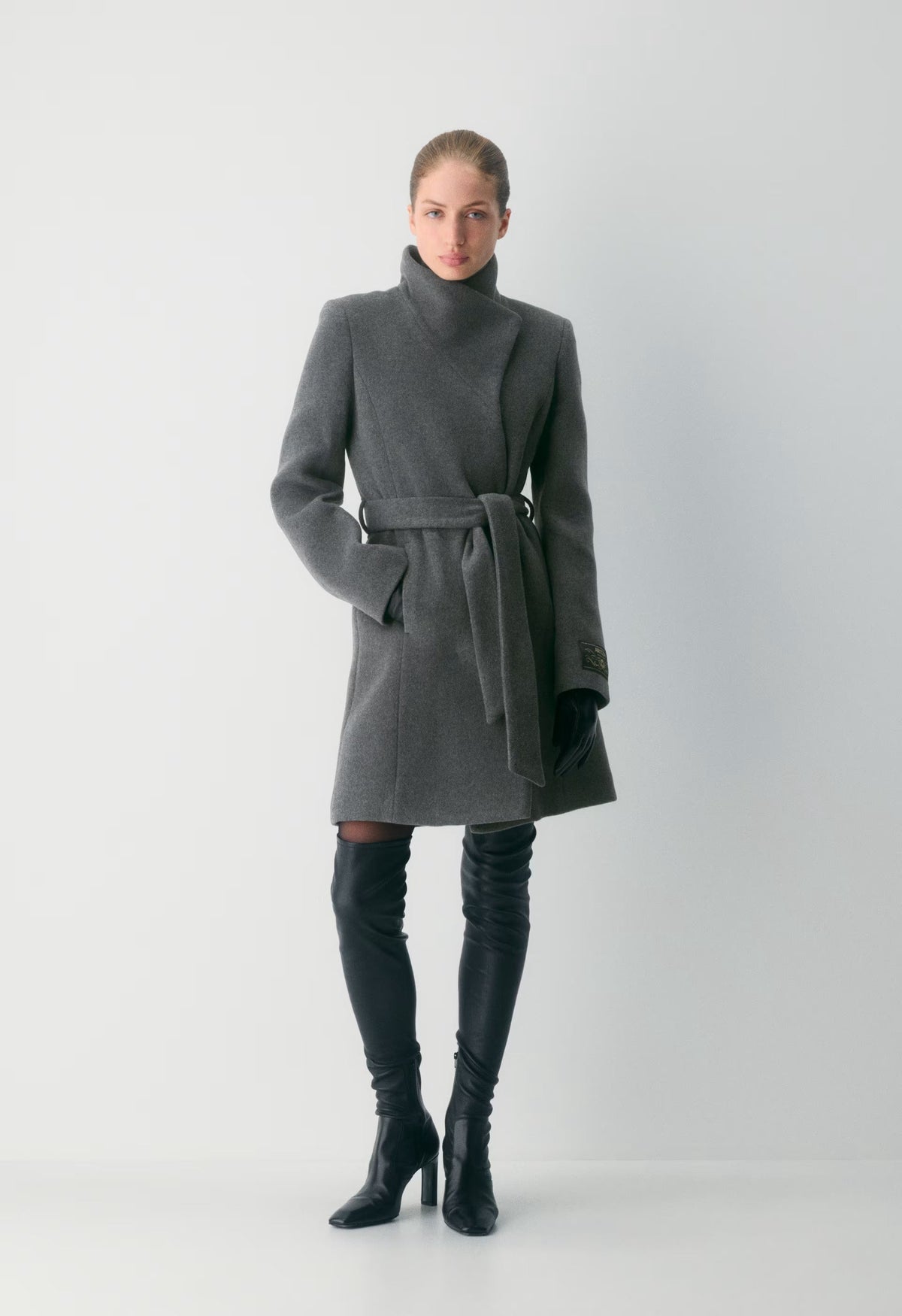 The Connor Coat - Soft Wool Cashmere - HEATHER CHARCOAL