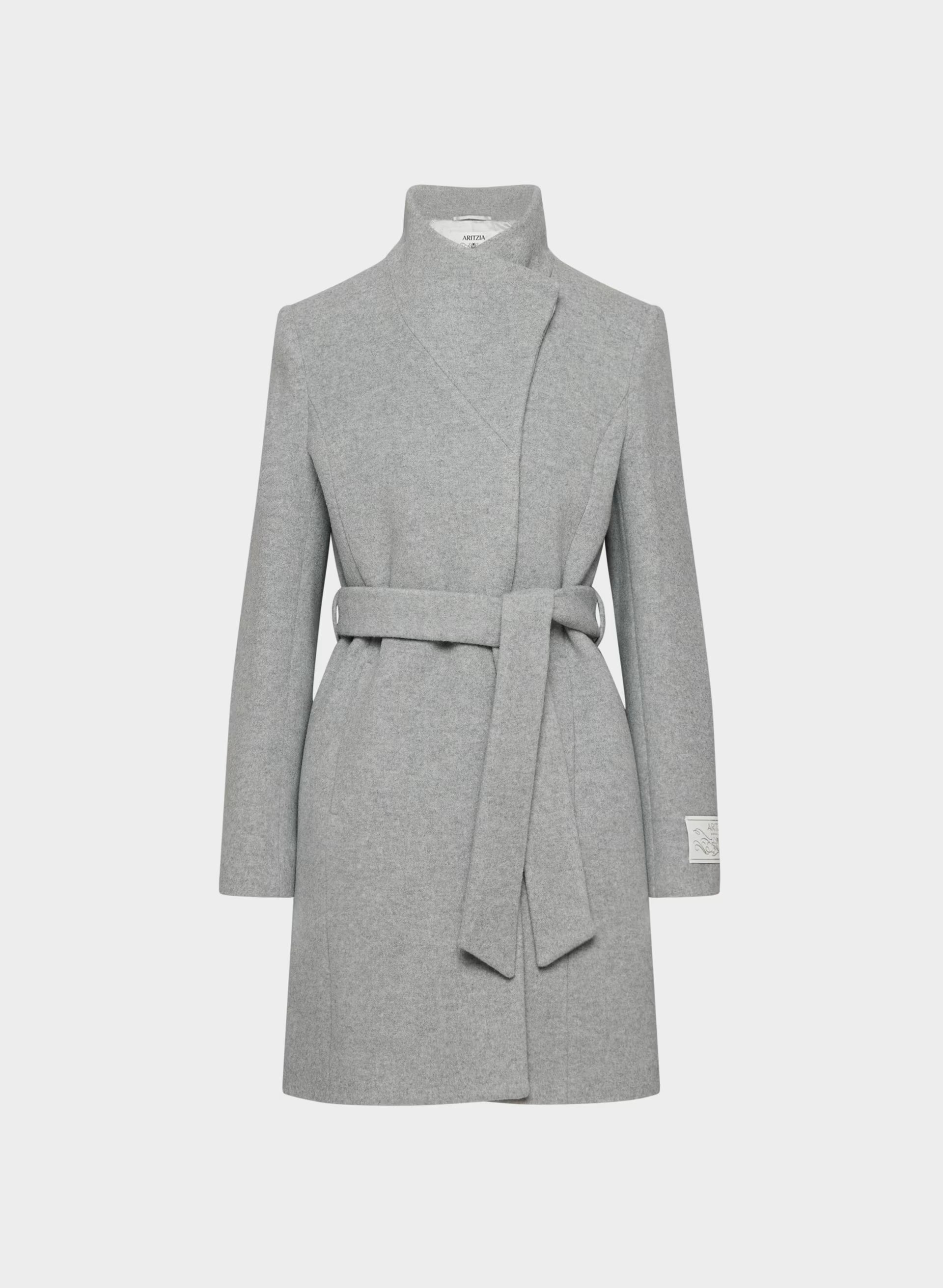 The Connor Coat - Soft Wool Cashmere - HEATHER LIGHT GREY