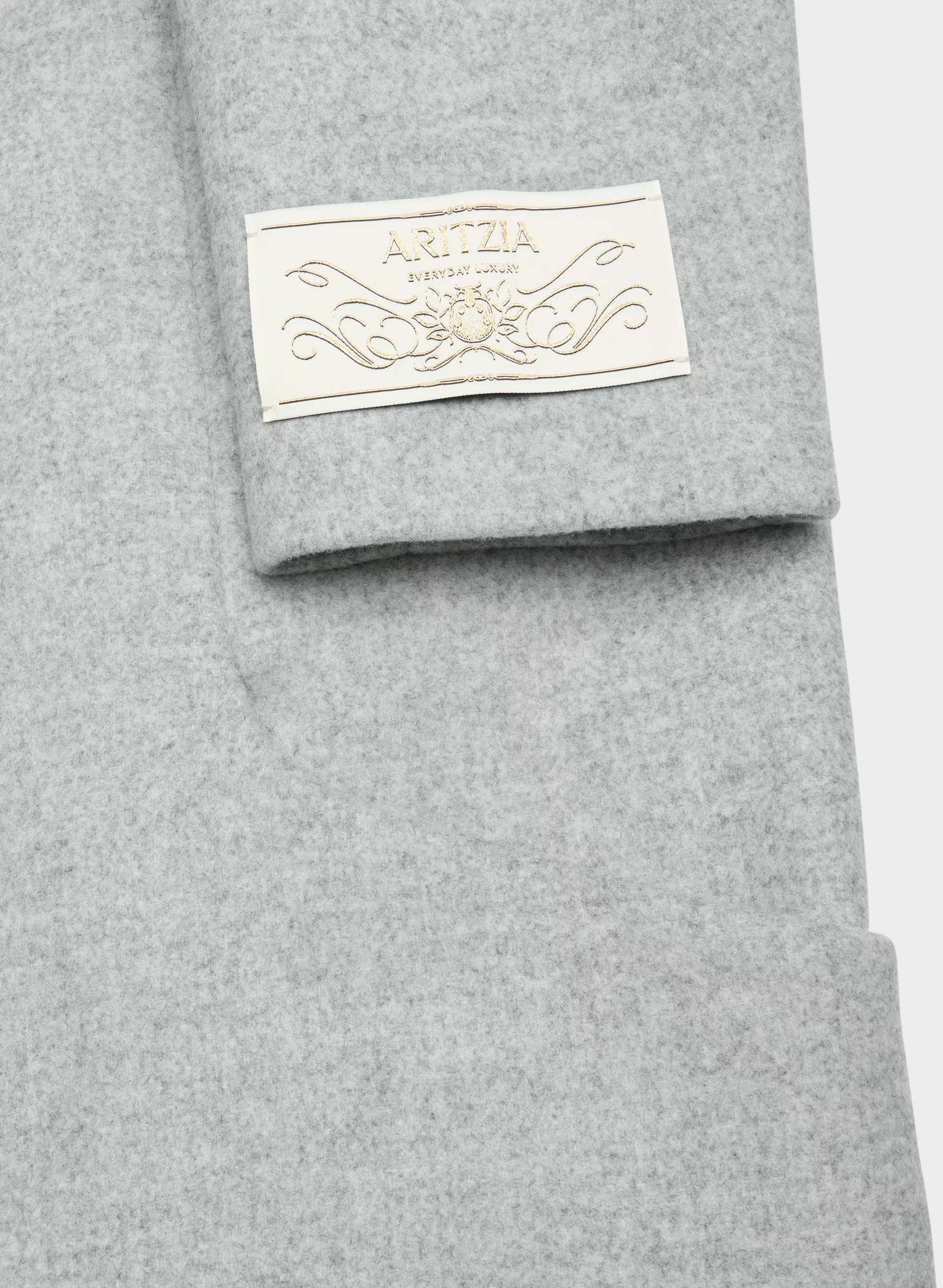 The Cocoon Long Coat - Luxe Wool Cashmere - HEATHER LIGHT GREY