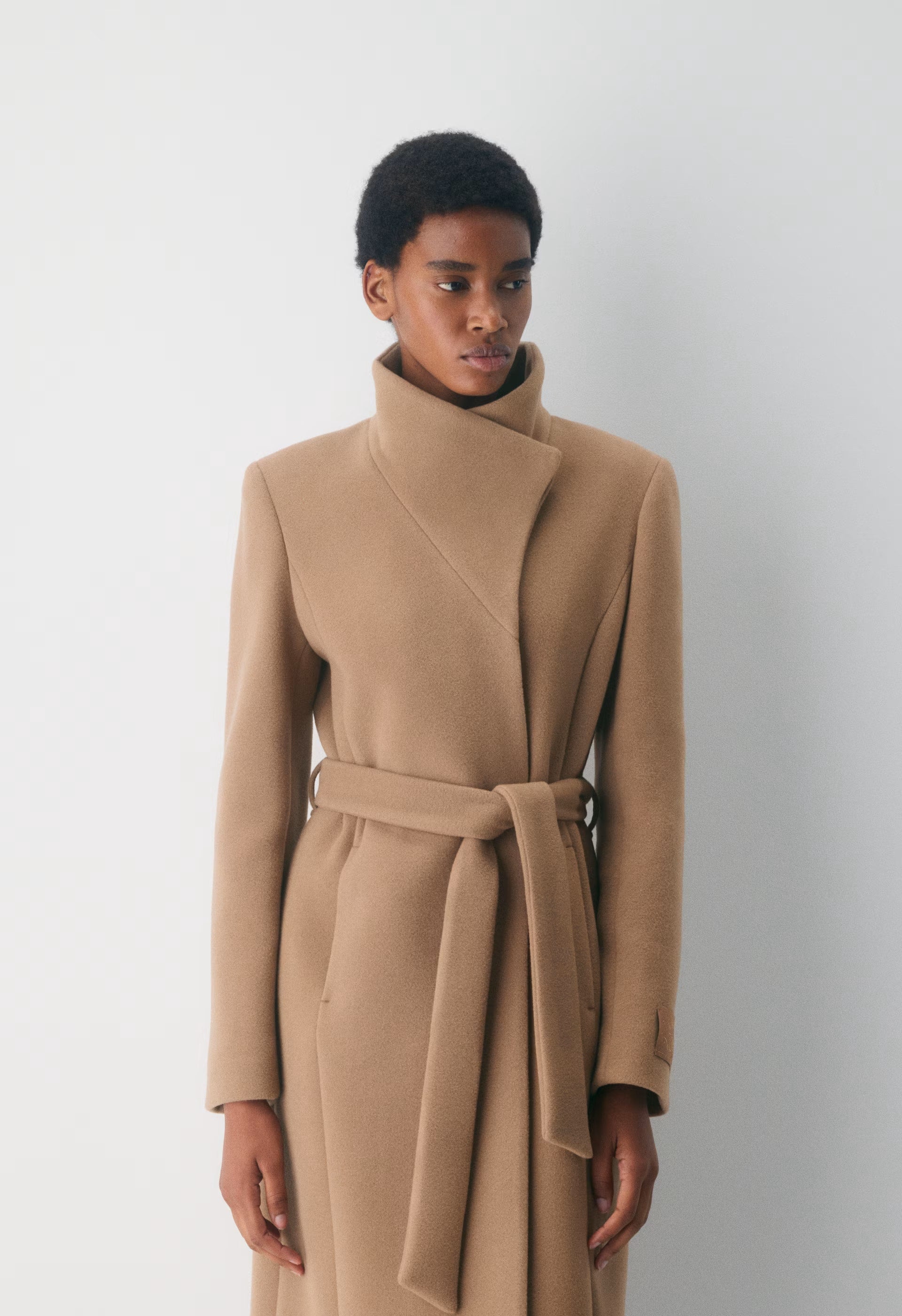 The Connor Long Coat - Soft Wool Cashmere - DARK BURGUNDY
