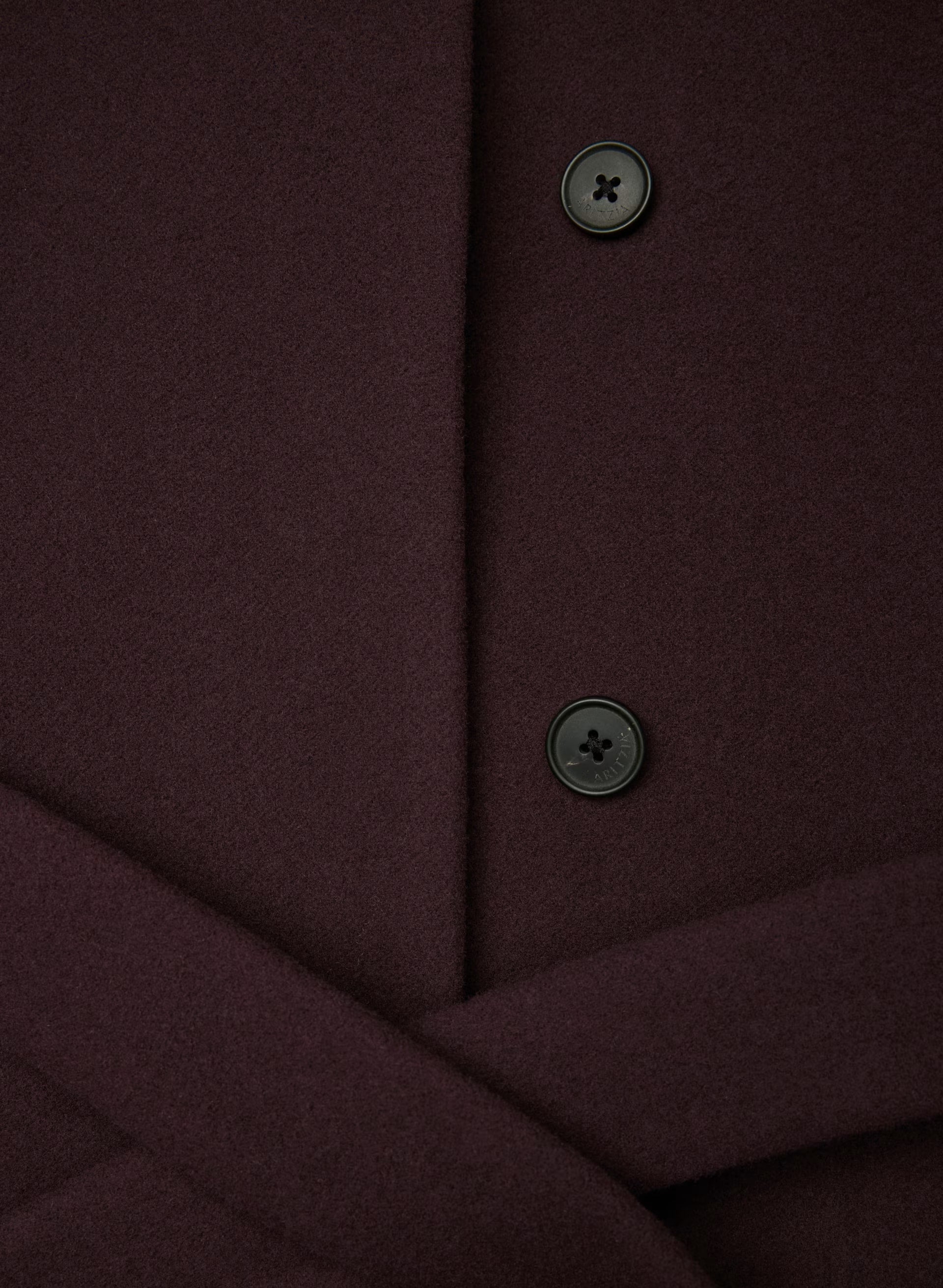 The Connor Long Coat - Soft Wool Cashmere - DARK BURGUNDY