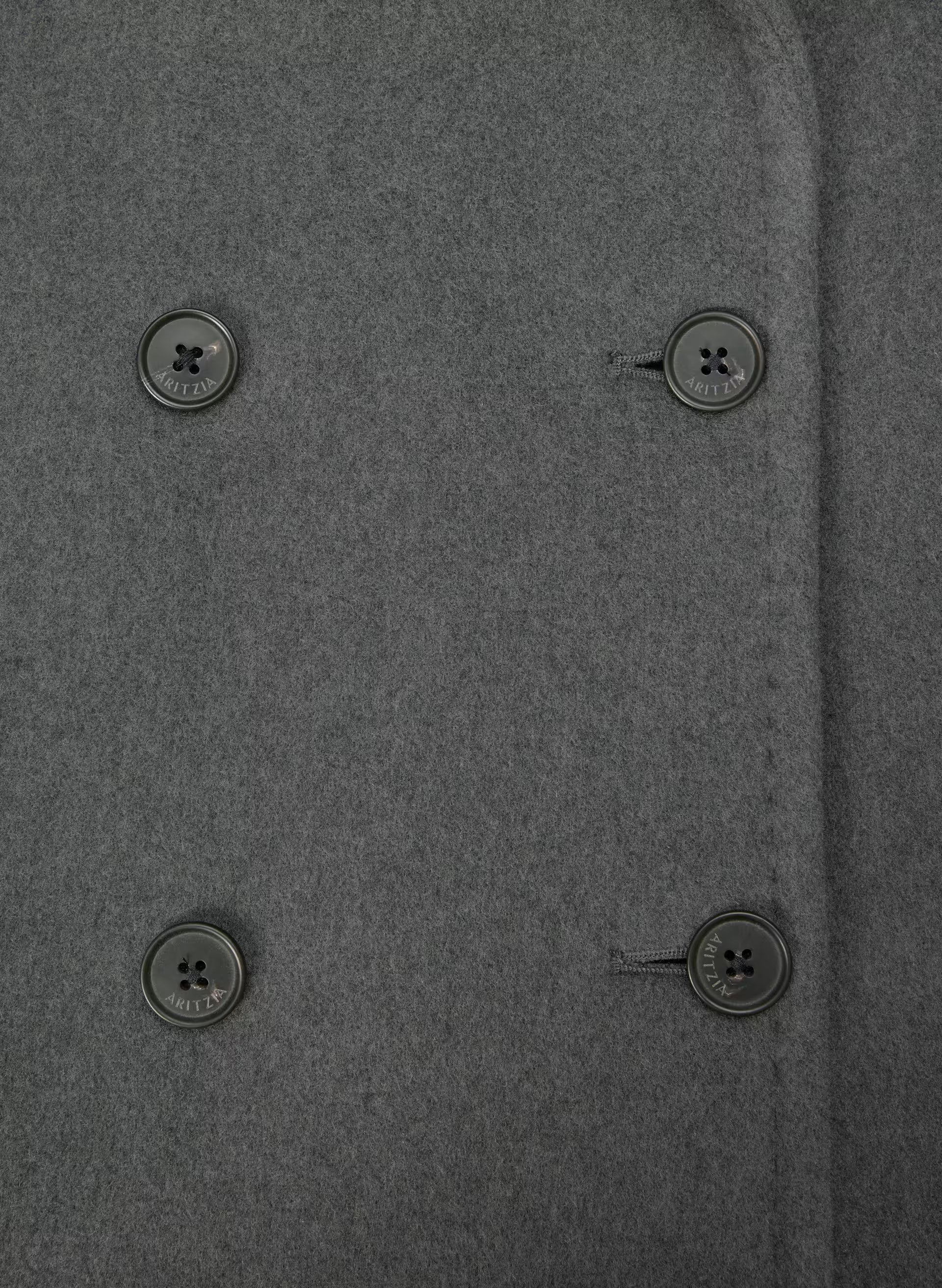 The Slouch™ Coat - Soft Wool Cashmere - HEATHER CHARCOAL