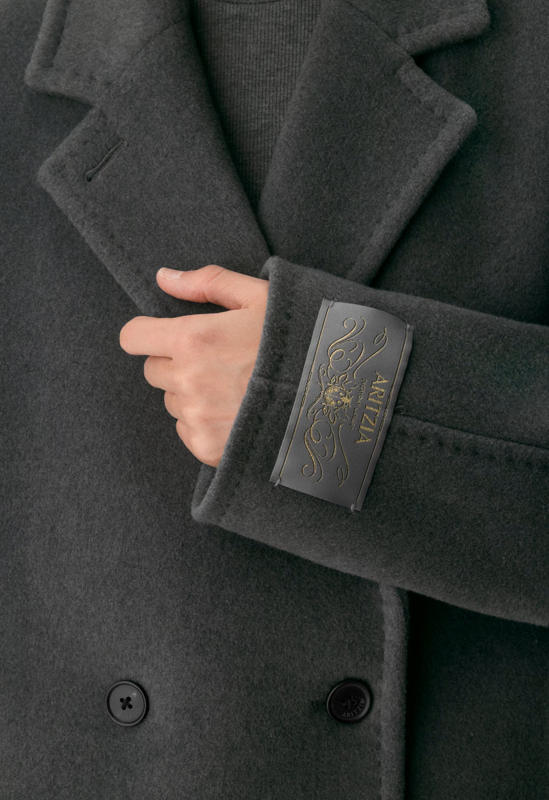 The Slouch™ Coat - Soft Wool Cashmere - HEATHER CHARCOAL