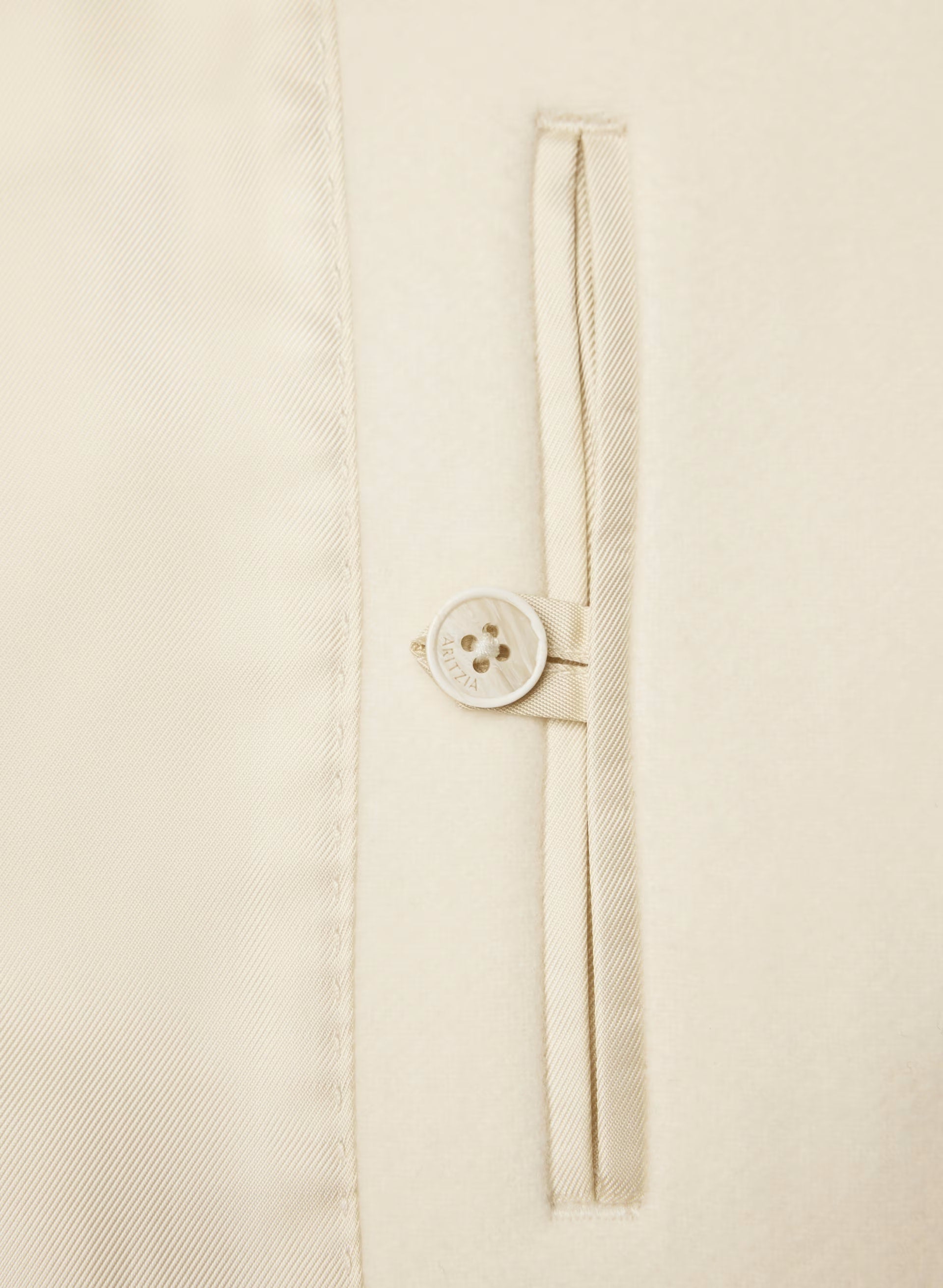 The Only Coat - Soft Wool Cashmere - SEASIDE CREAM