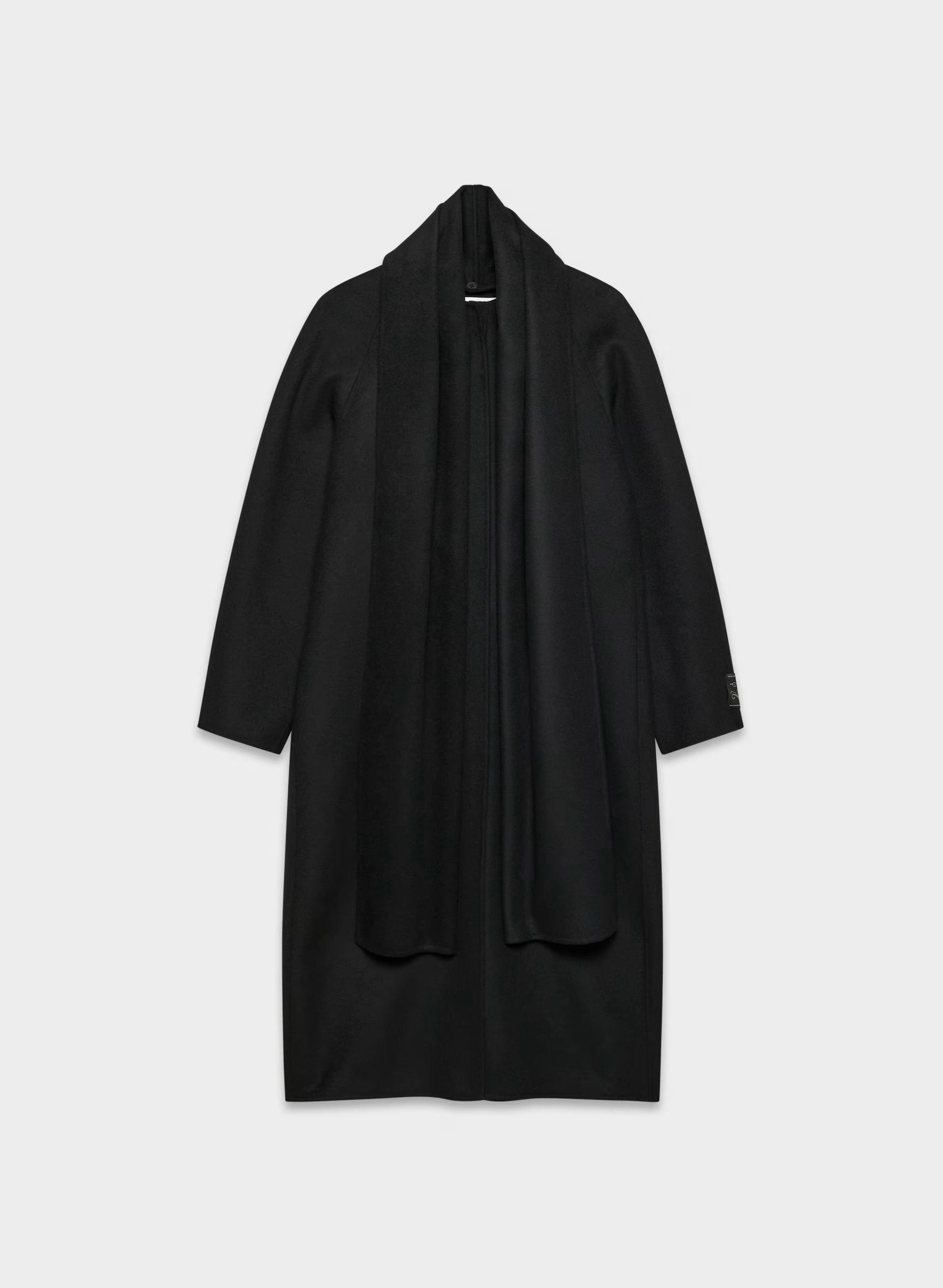 The Embrace Double-Faced Coat - Luxe (Re)Wool - BLACK