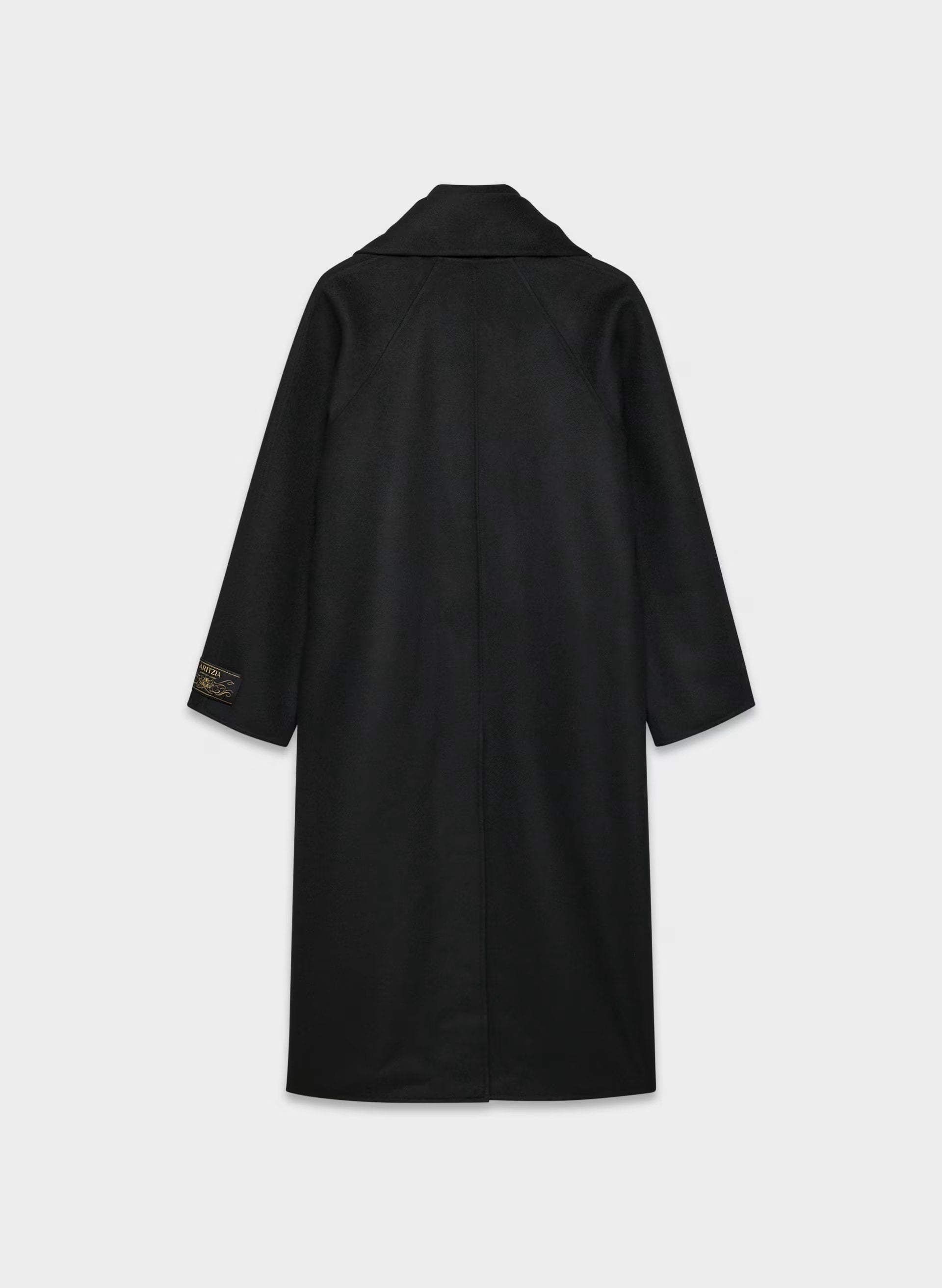 The Embrace Double-Faced Coat - Luxe (Re)Wool - BLACK
