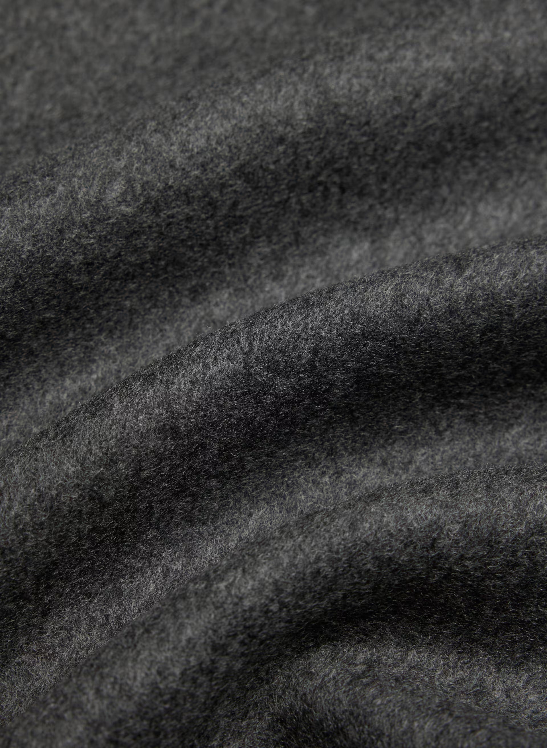 The Embrace Double-Faced Coat - Luxe (Re)Wool - HEATHER CHARCOAL