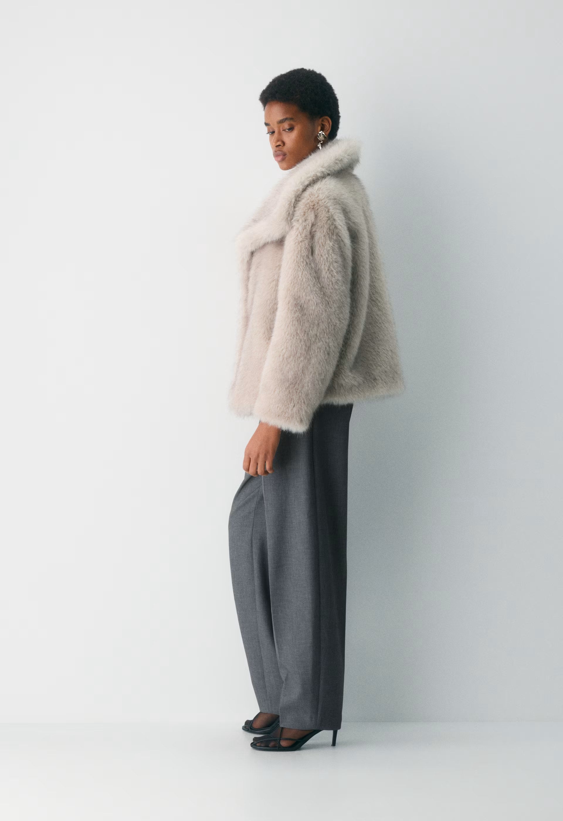 St. Moritz Coat - Arctic Faux Fur - NATURAL BEIGE