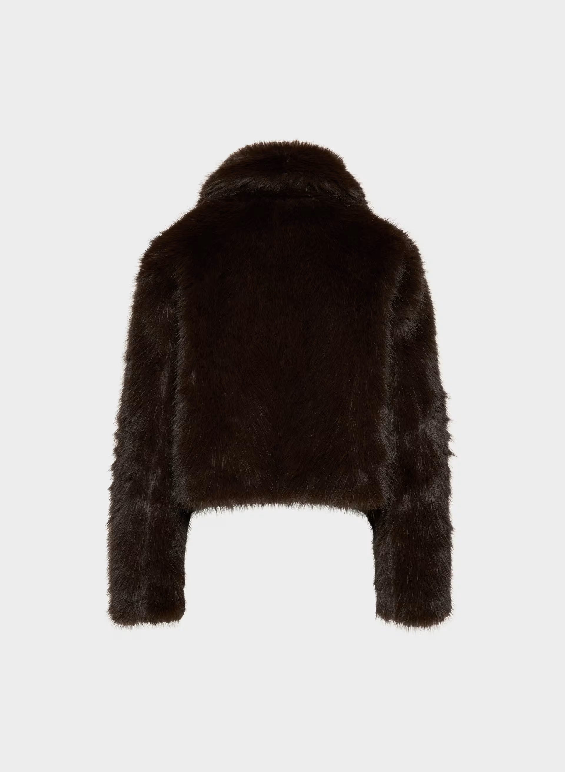 Chamonix Coat - Arctic Faux Fur - RICH MOCHA BROWN