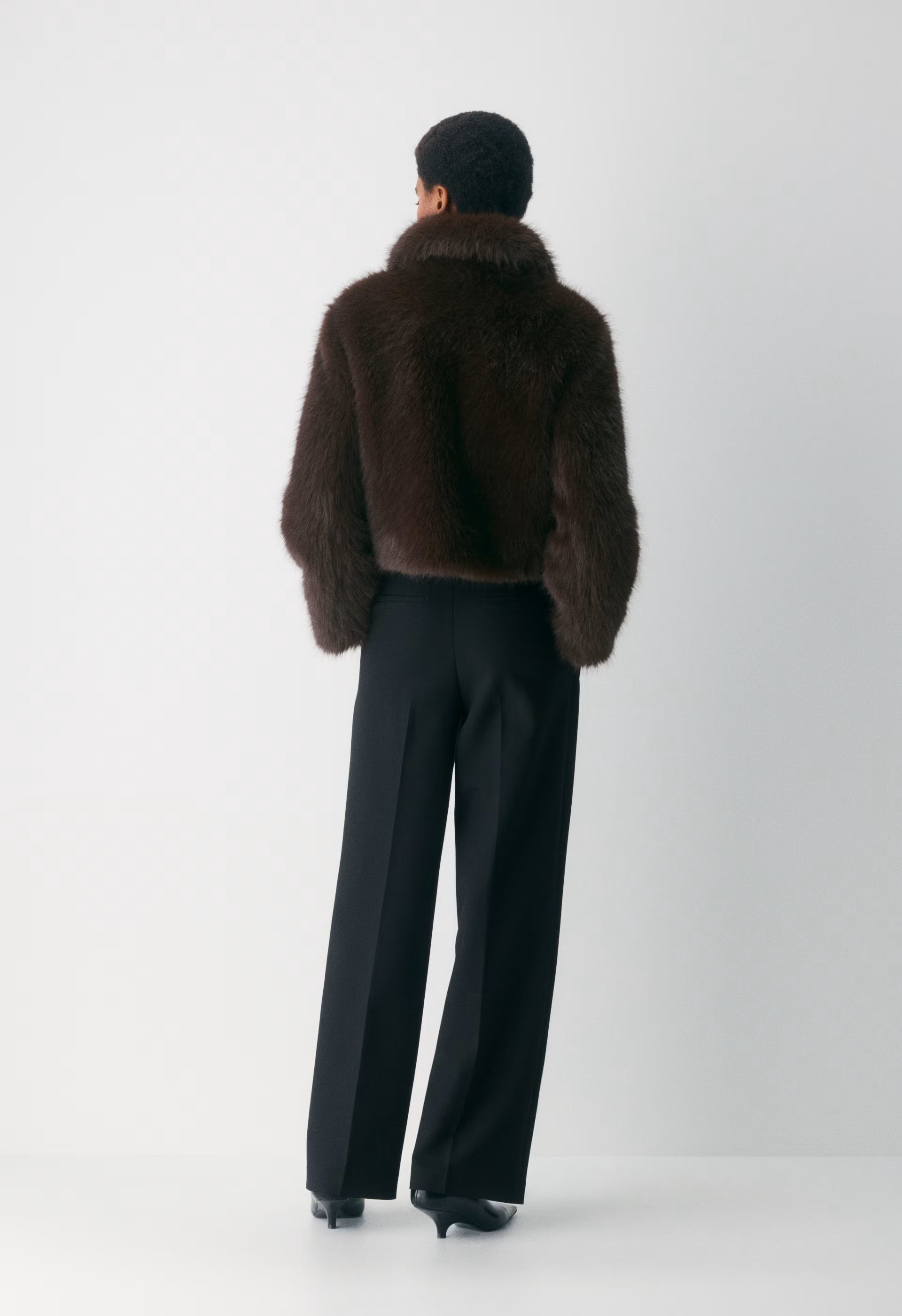 Chamonix Coat - Arctic Faux Fur - RICH MOCHA BROWN