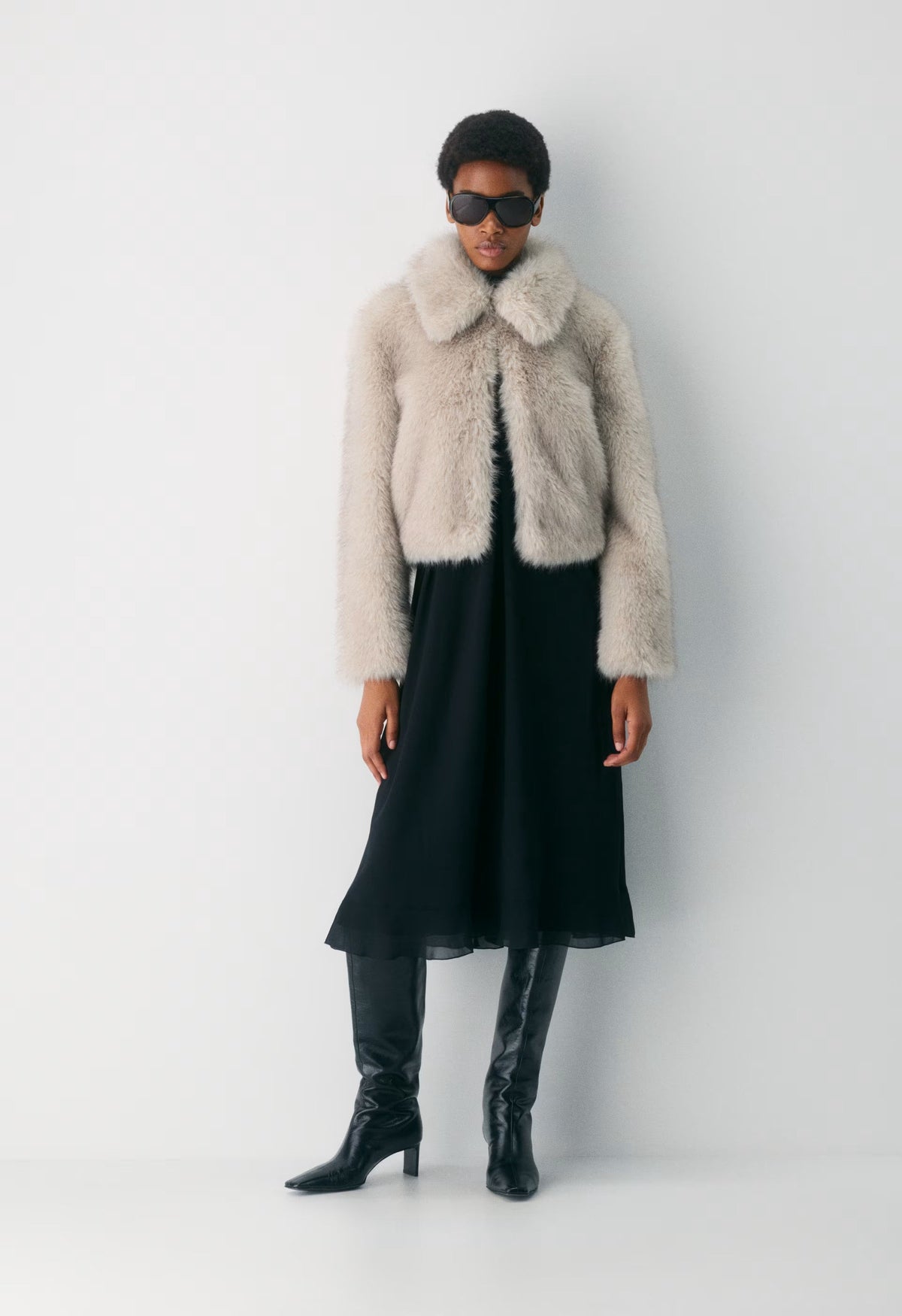 Chamonix Coat - Arctic Faux Fur - NATURAL BEIGE