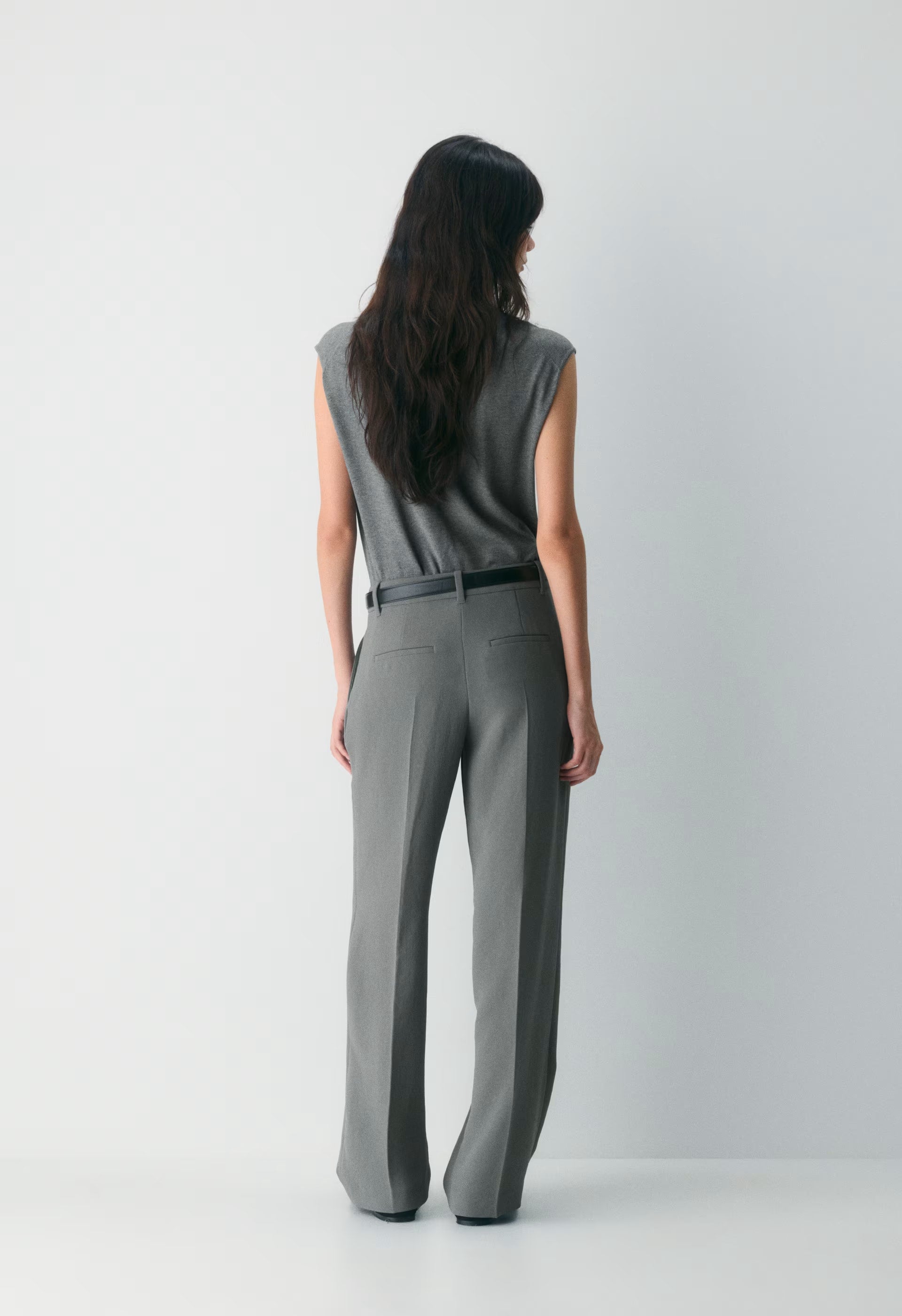 The Effortless Pant™ Lo-Rise - Crepette™ - DARK GREY