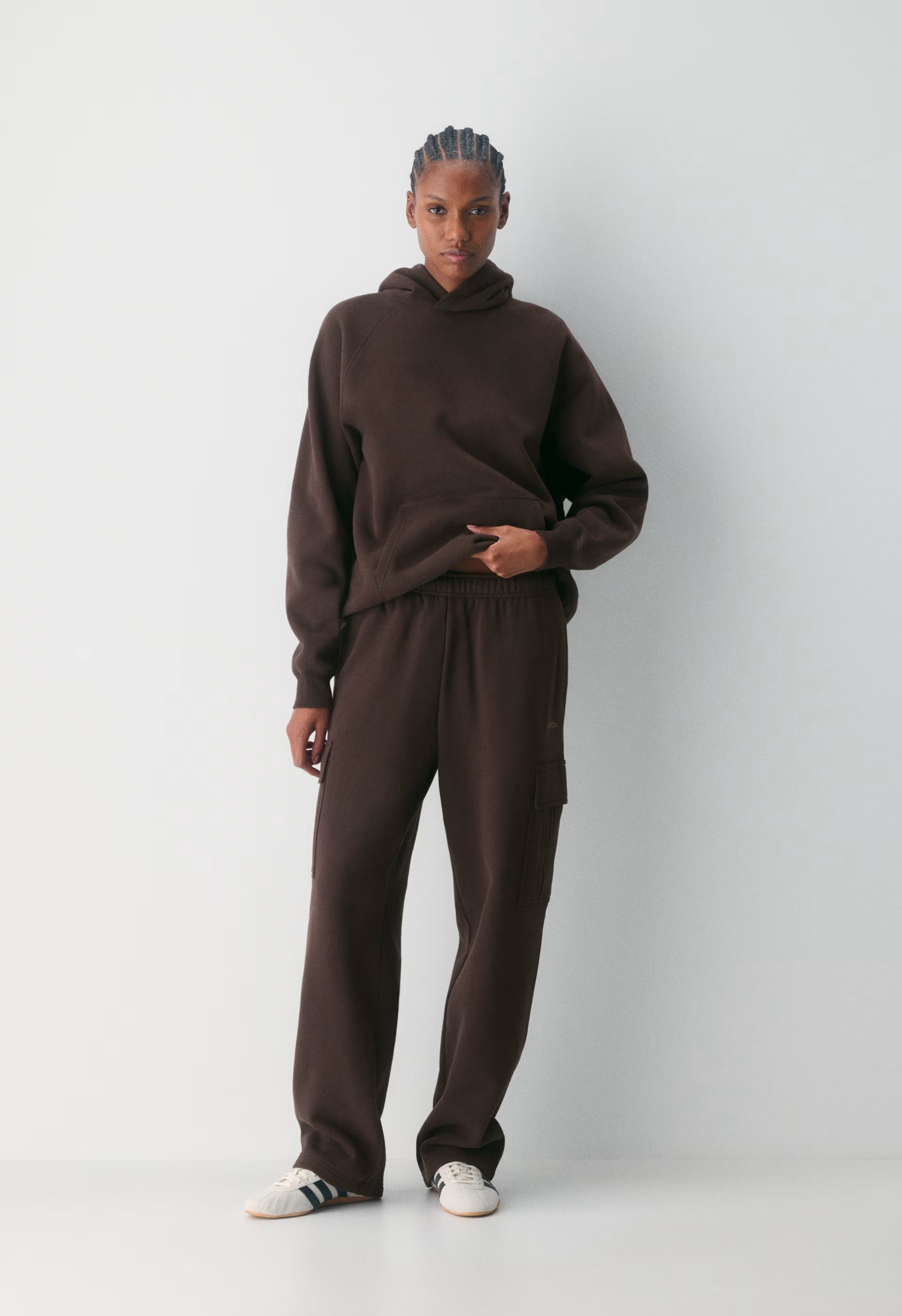 Cozy Sweatfleece Mega Cargo™ Sweatpant - RICH MOCHA BROWN
