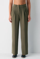 The Effortless Pant™ Curve-Fit - Crepette™ - DARK OLIVE