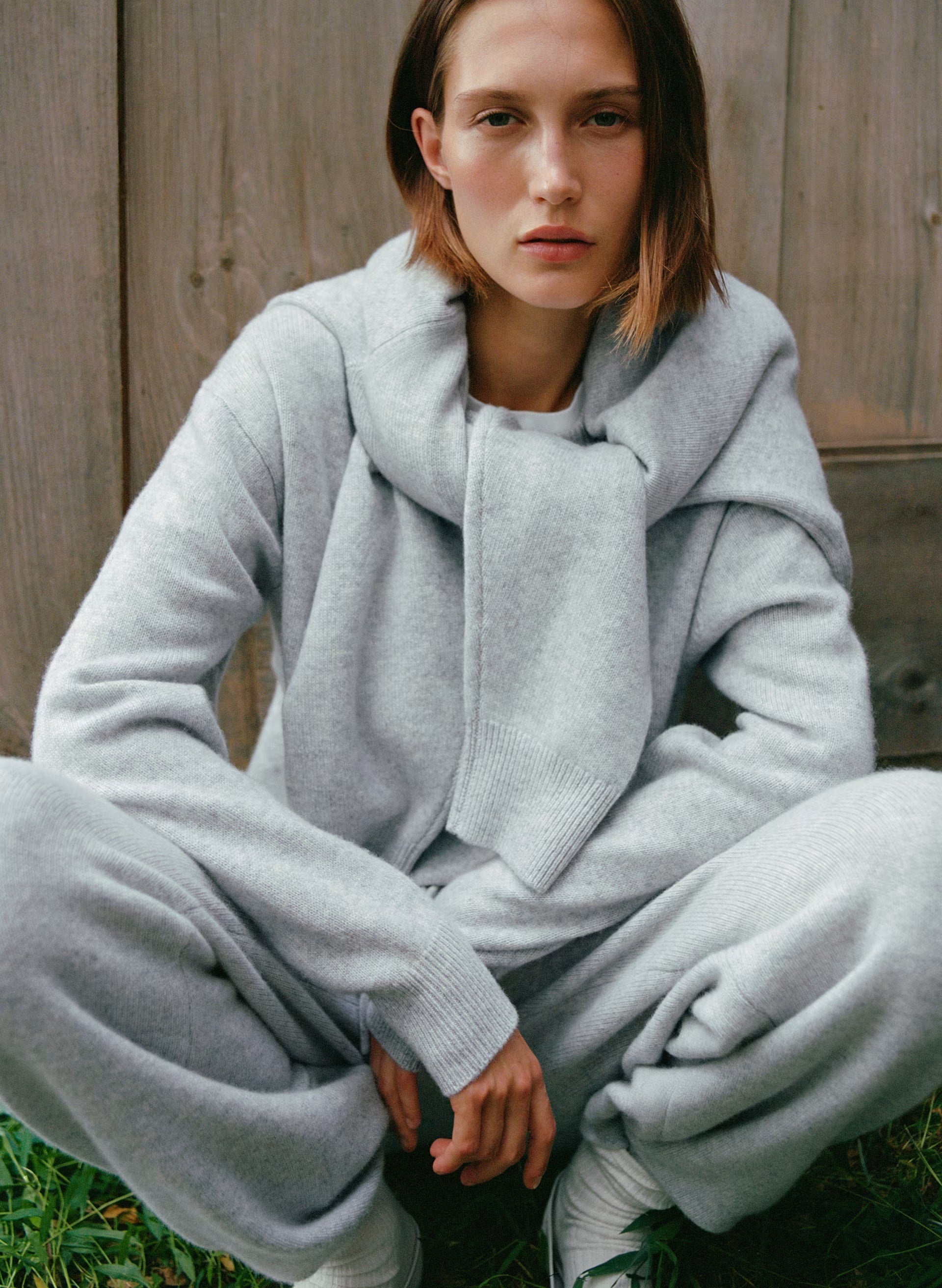 Essential Cashmere Appraisal Pant - HEATHER CHROME