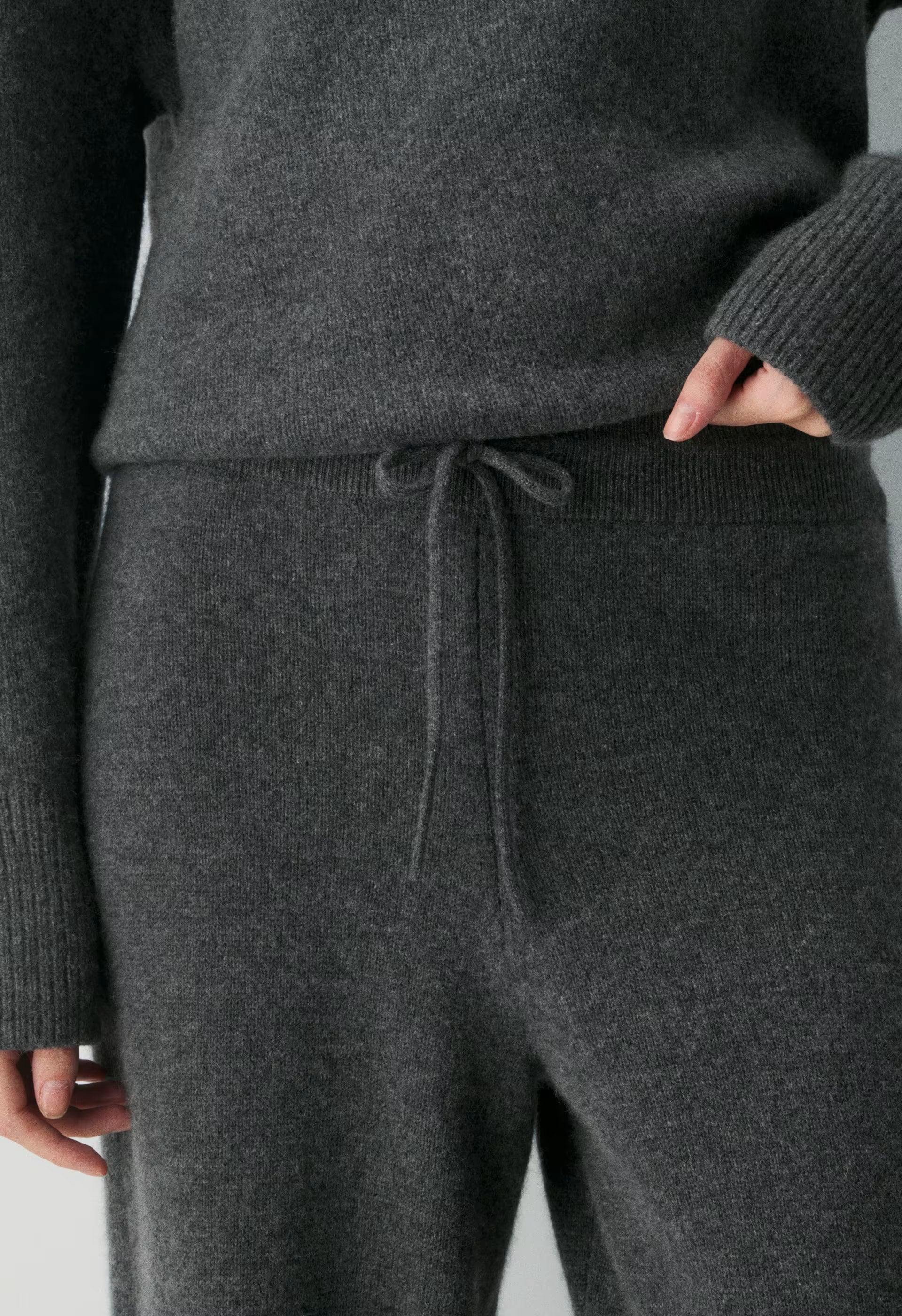Essential Cashmere Appraisal Pant - HEATHER CHARCOAL