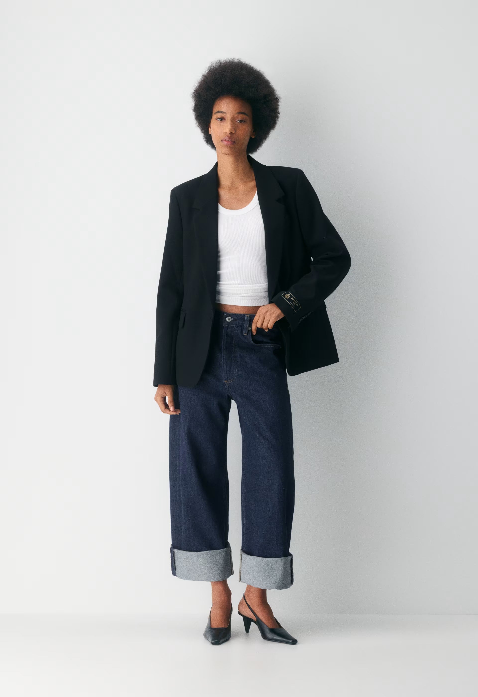 Citizens of Humanity Ayla Baggy Cuffed Jean - AMHERST