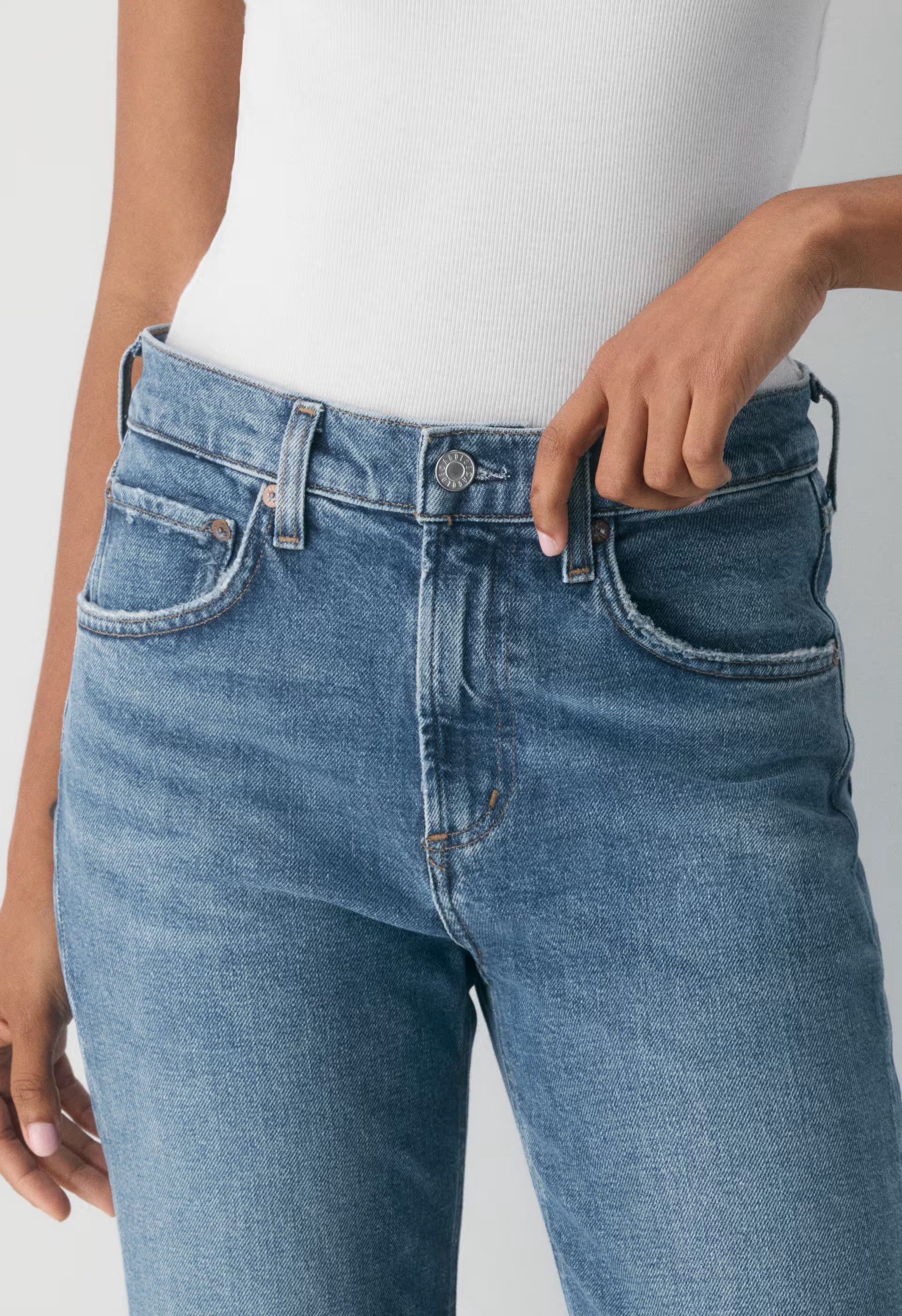 AGOLDE Mid Rise Kick Boot Jean - CURVE