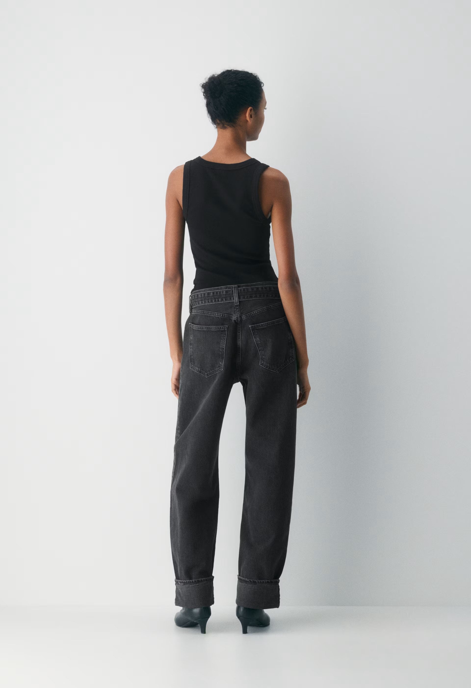 AGOLDE Cuffed Taper Jean - ARCANE
