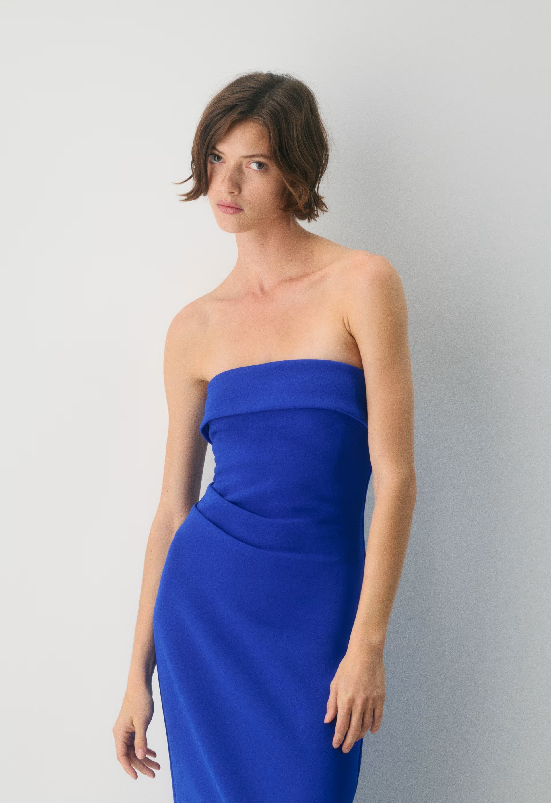 FigureKnit™ Eyecatcher Dress - JAZZ BLUE