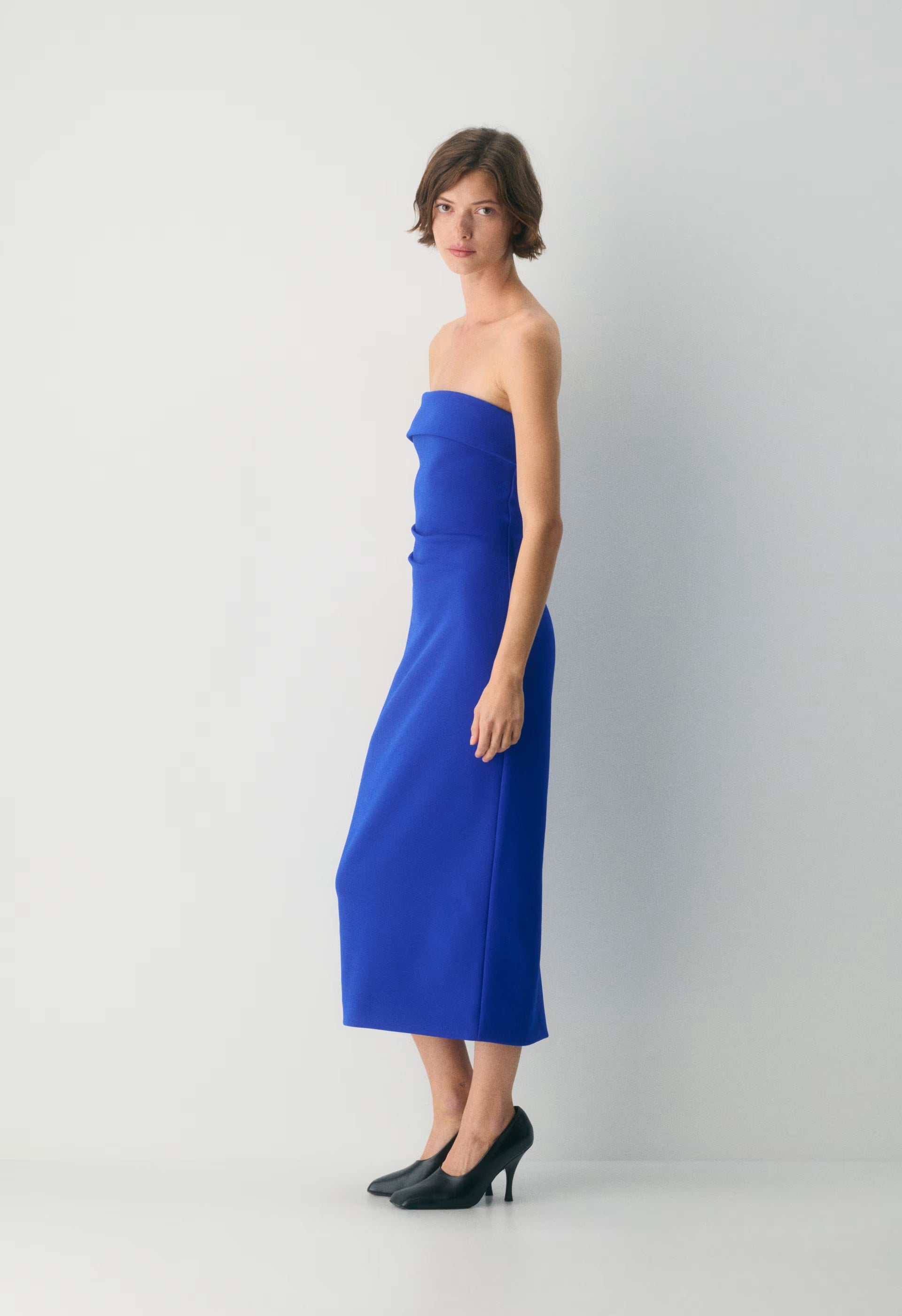 FigureKnit™ Eyecatcher Dress - JAZZ BLUE