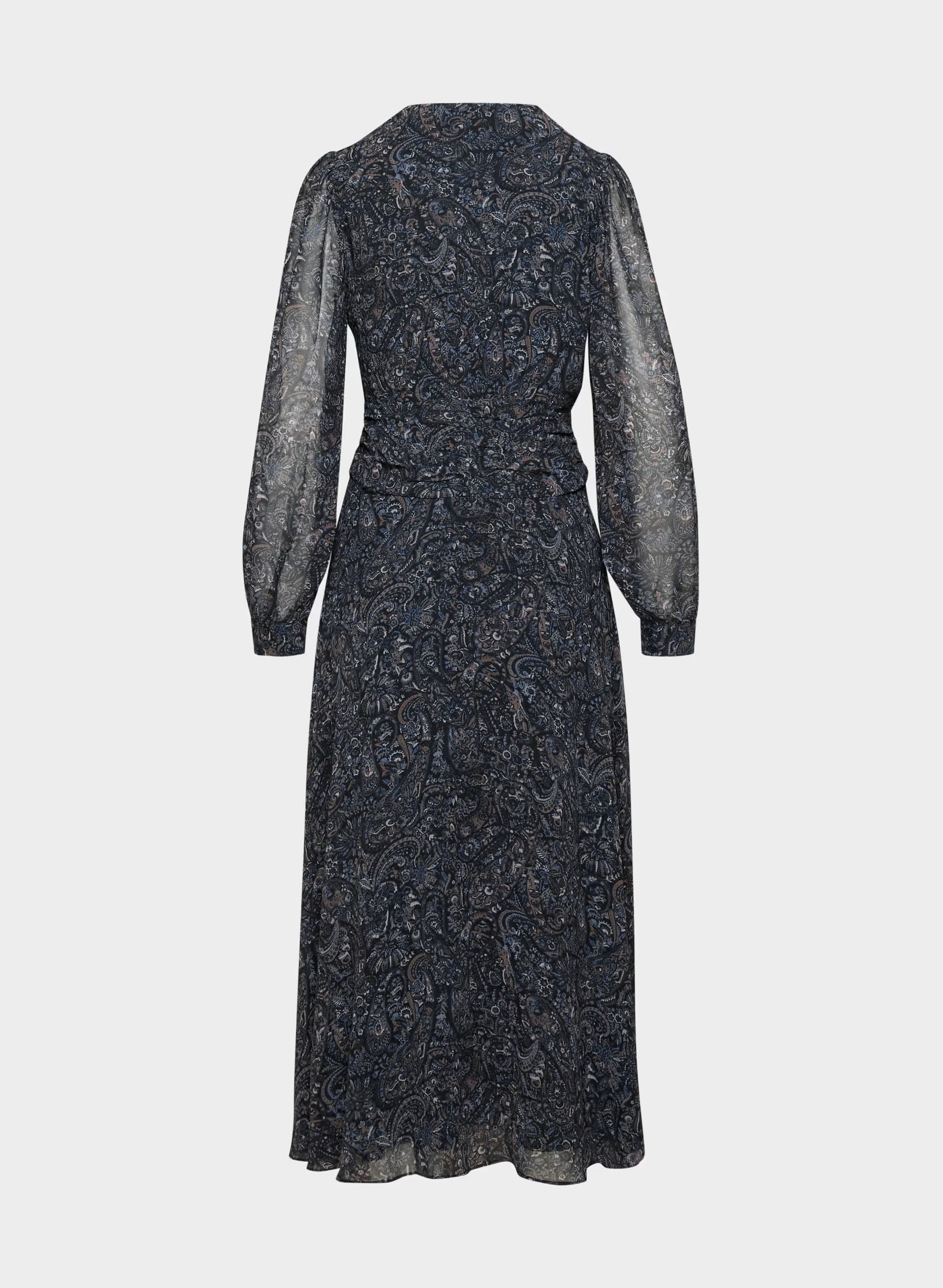 Cursive Dress - DARK NIGHT NAVY/TONAL