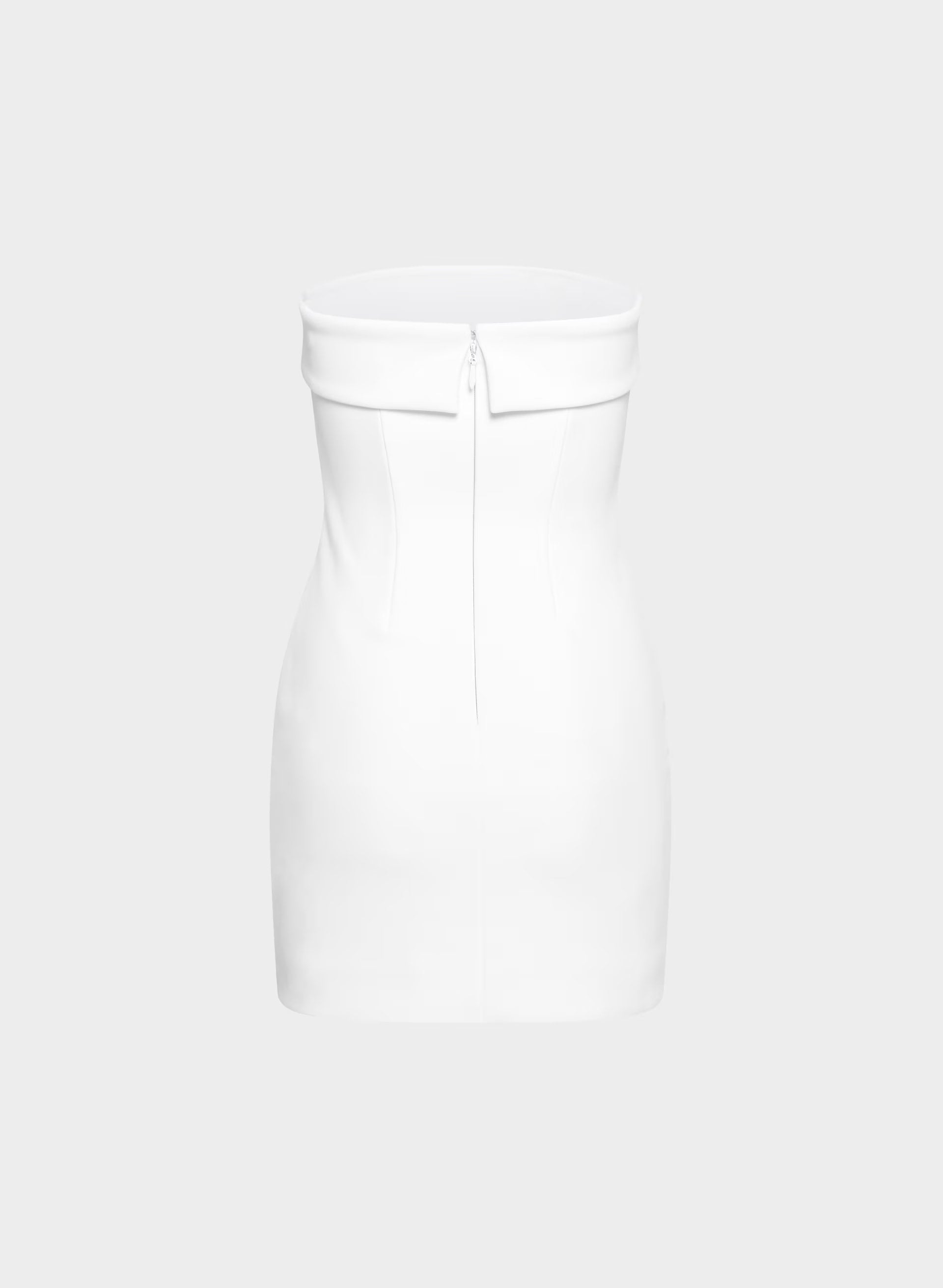 FigureKnit™ Eyecatcher Mini Dress - BRIGHT WHITE
