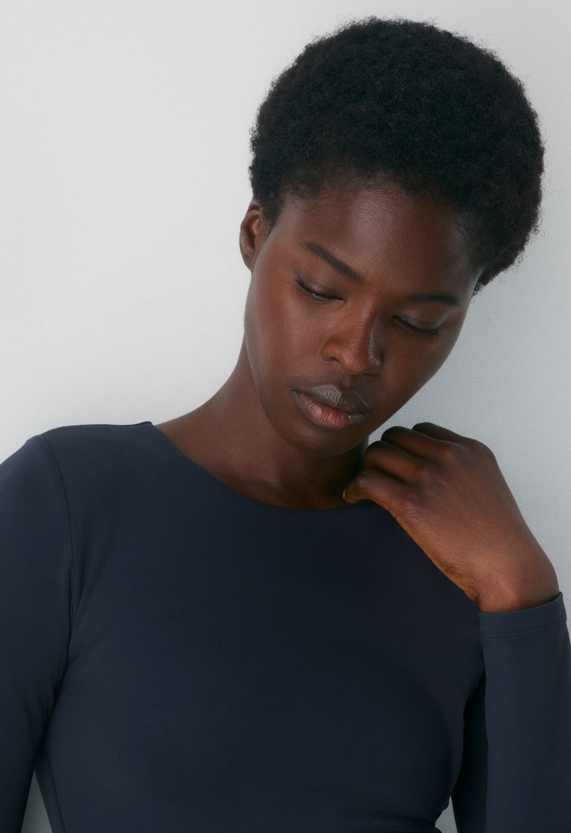 Original Contour Prosperity Crew Bodysuit - DARK NIGHT NAVY
